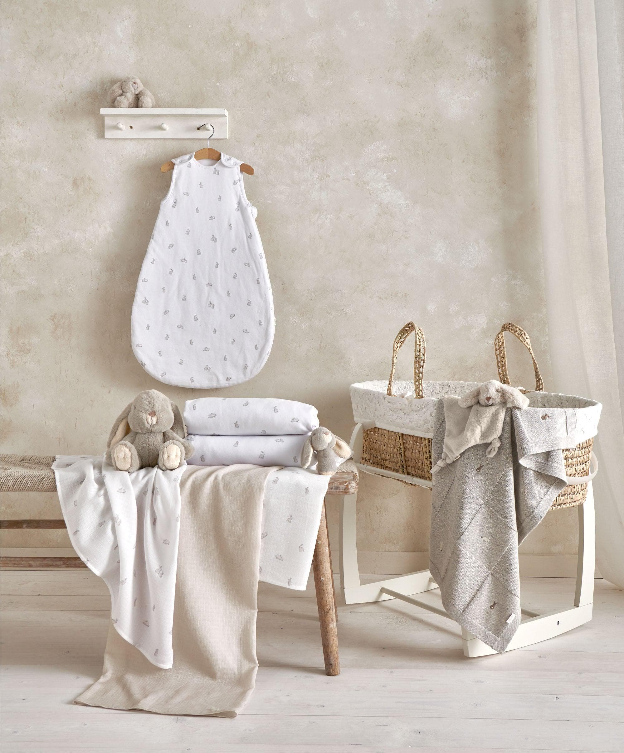 Cotbed Fitted Sheets (2 Pack) - Bunny - Image 3