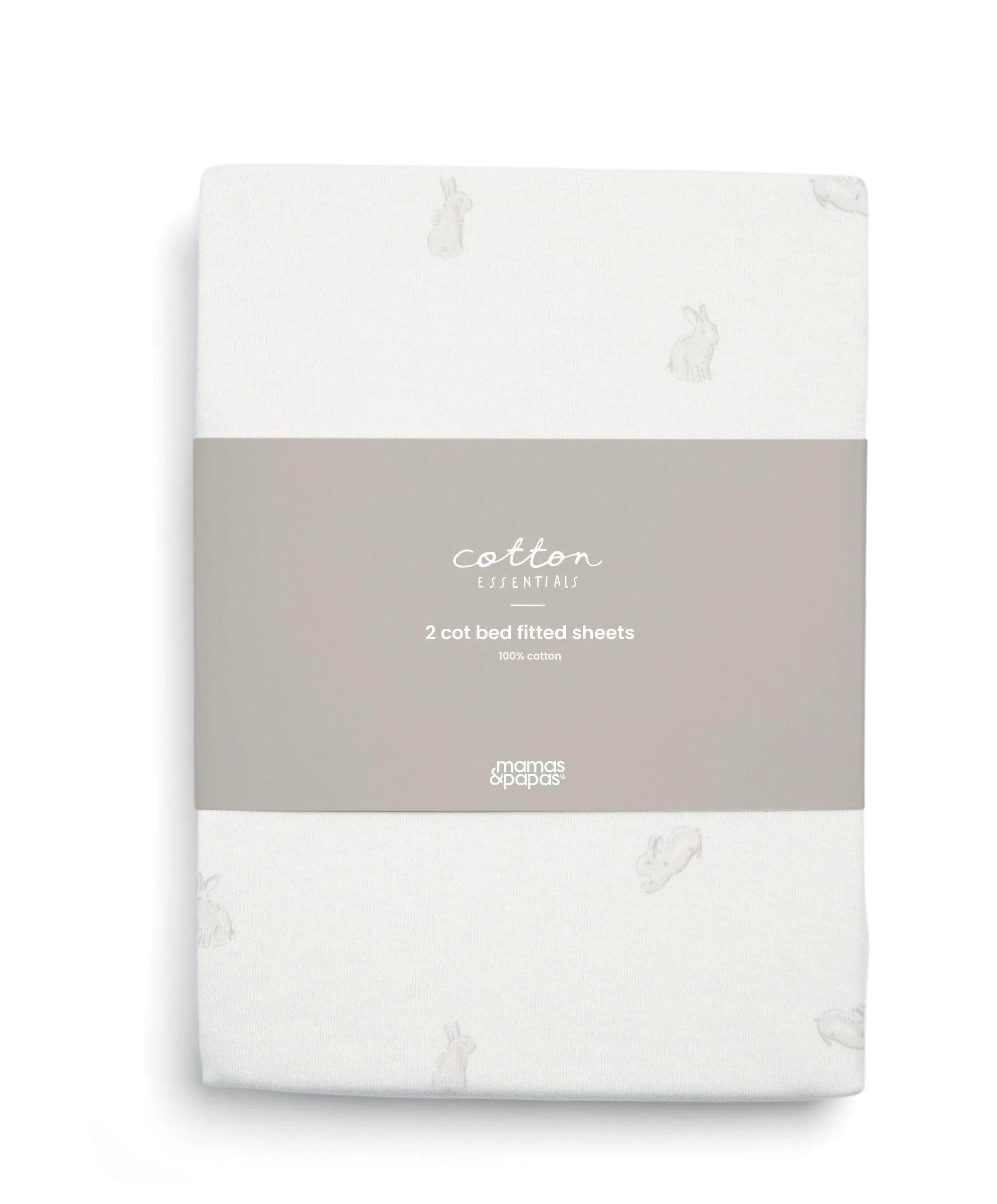 Cotbed Fitted Sheets (2 Pack) - Bunny - Image 6