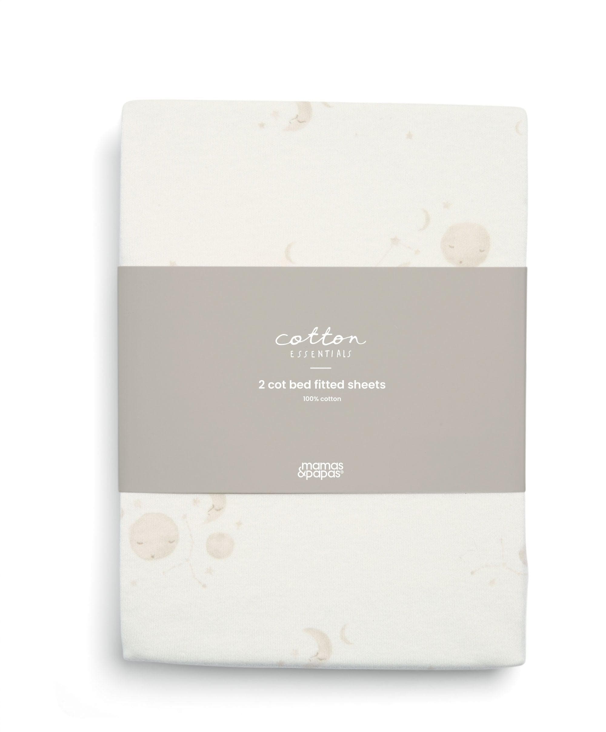 Cotbed Fitted Sheets (2 pack) - Cosmic Sky - Image 5