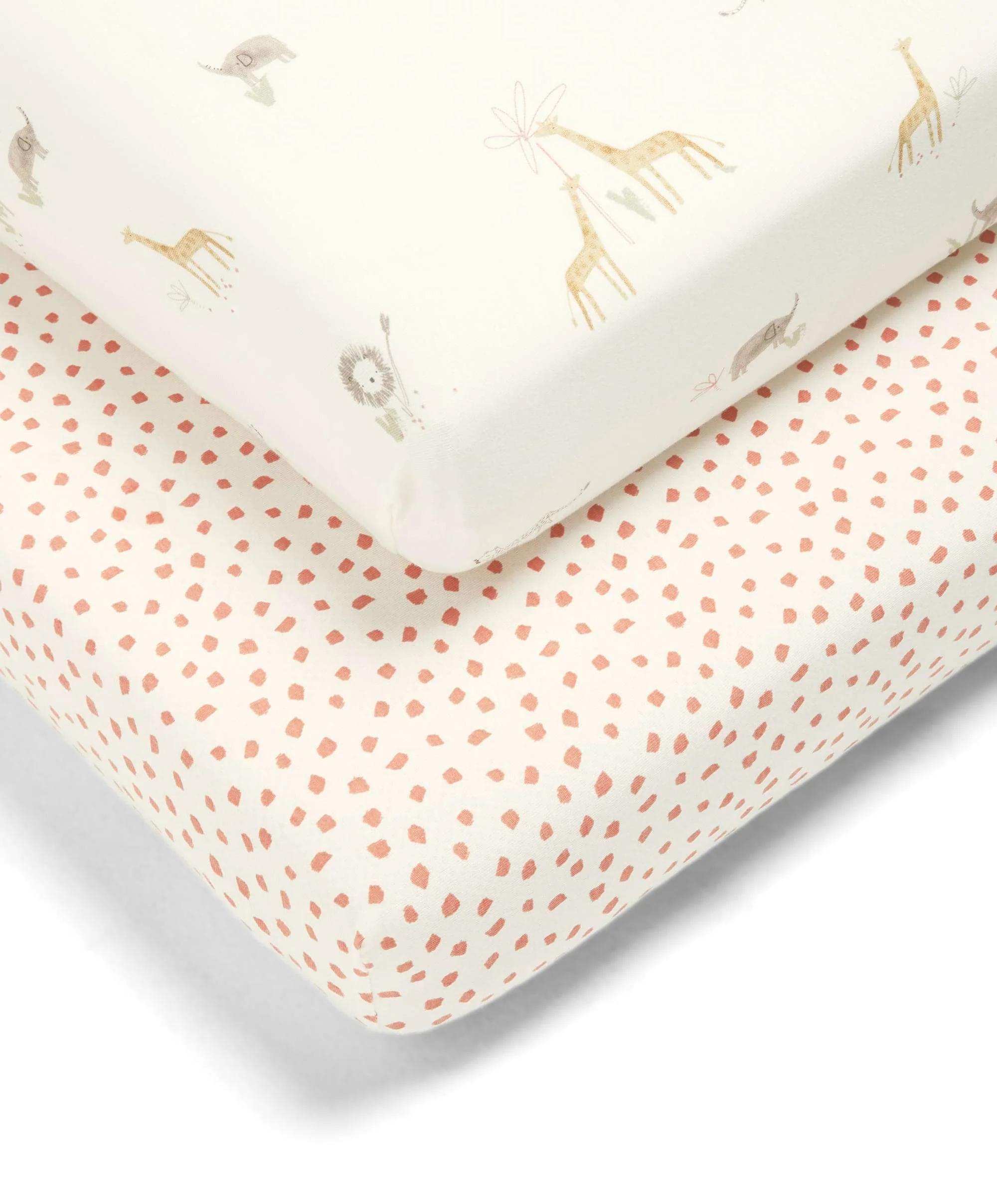 Cotbed Fitted Sheets (2 Pack) - Jungle - Image 3
