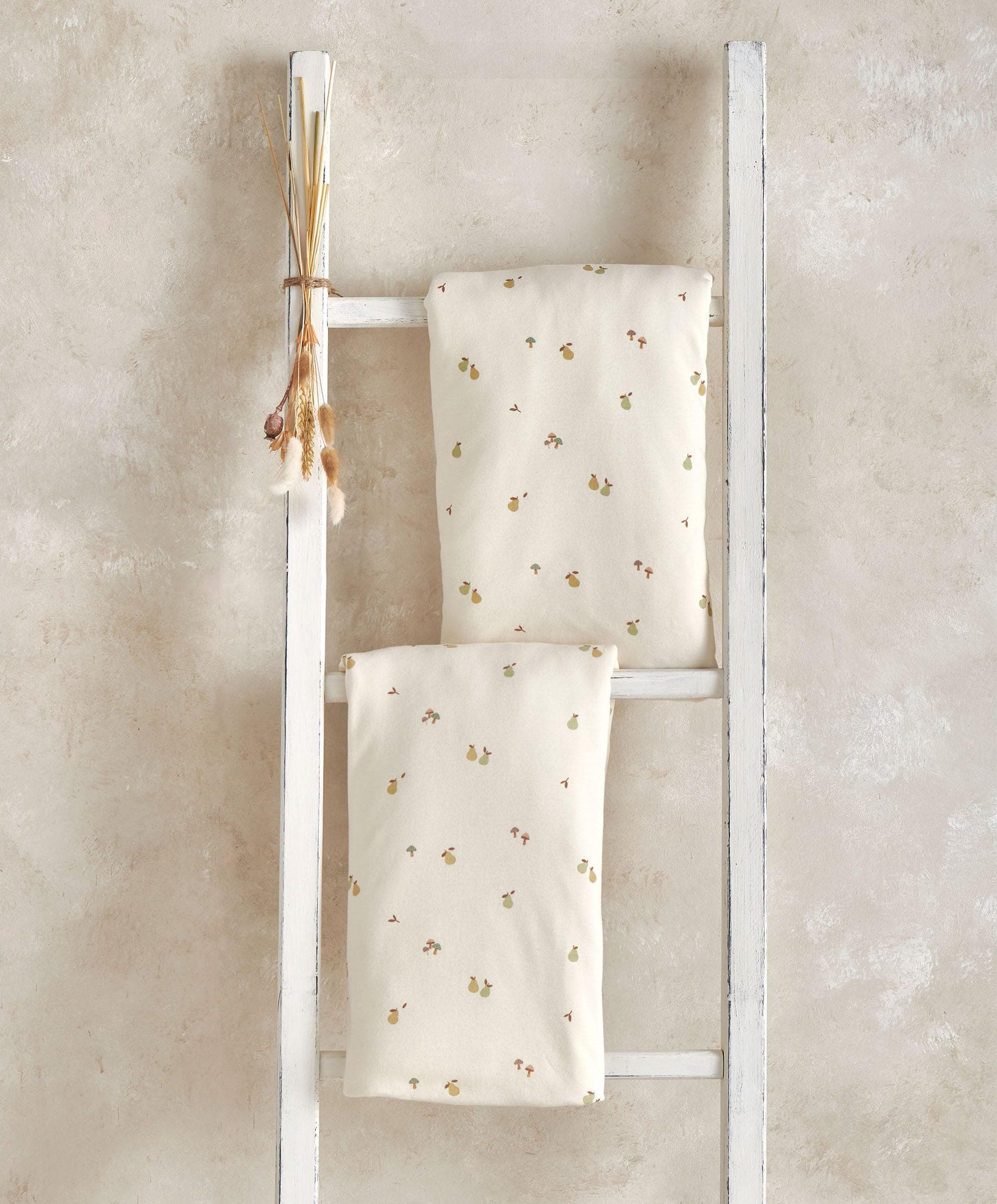 Cotbed Fitted Sheet (Pack of 2) - Woodland Print