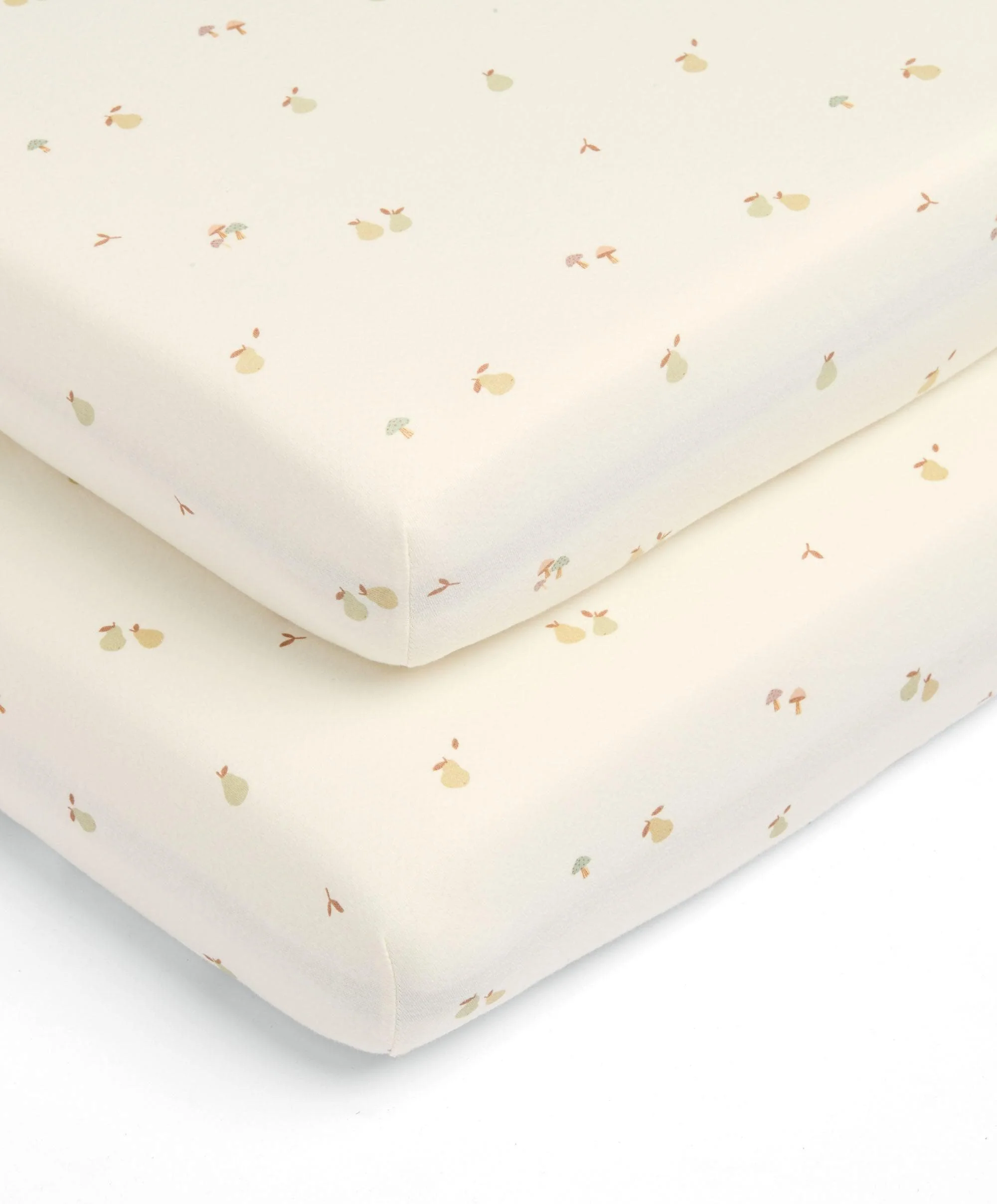 Cotbed Fitted Sheet (Pack of 2) - Woodland Print - Image 3
