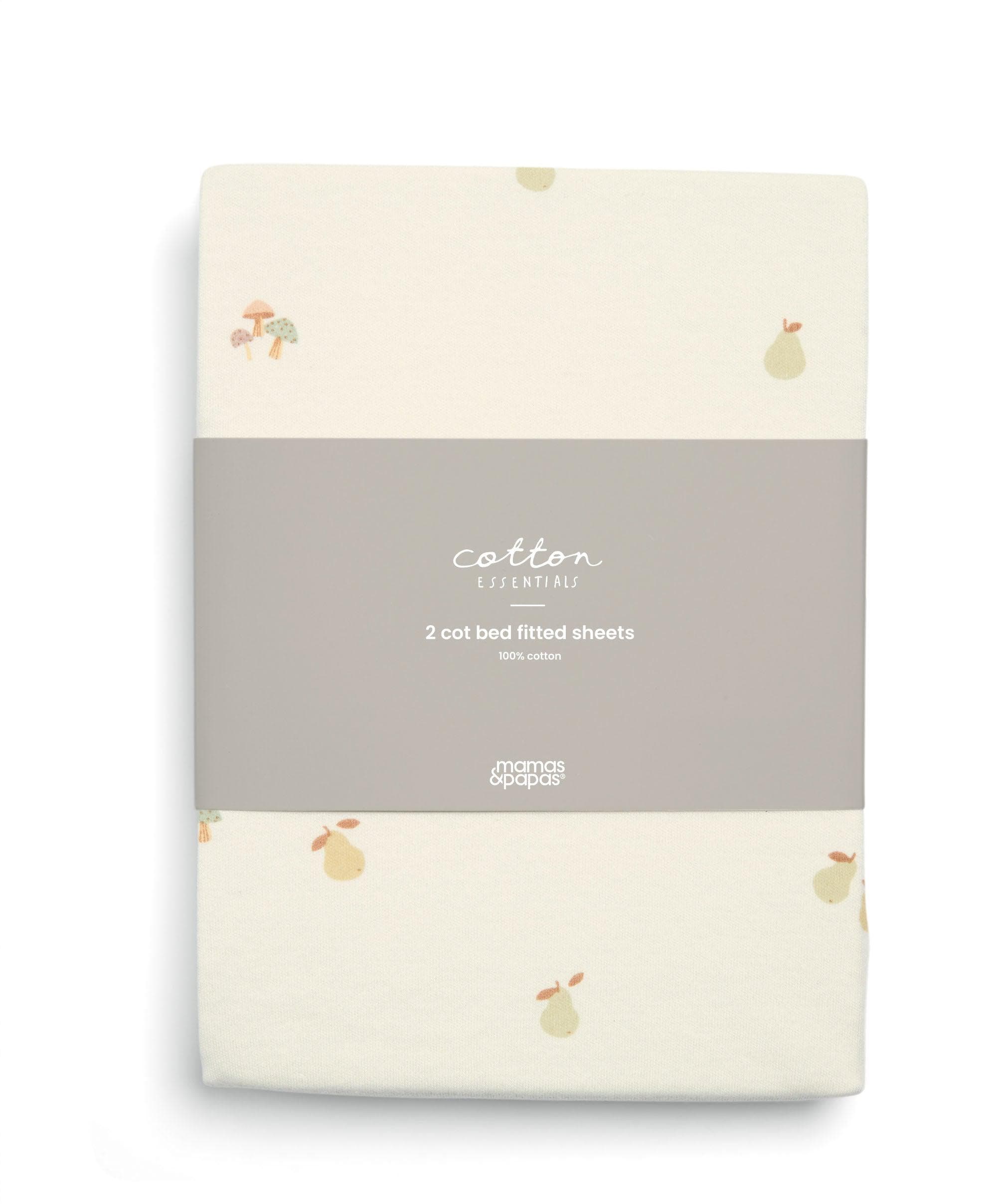Cotbed Fitted Sheet (Pack of 2) - Woodland Print - Image 5