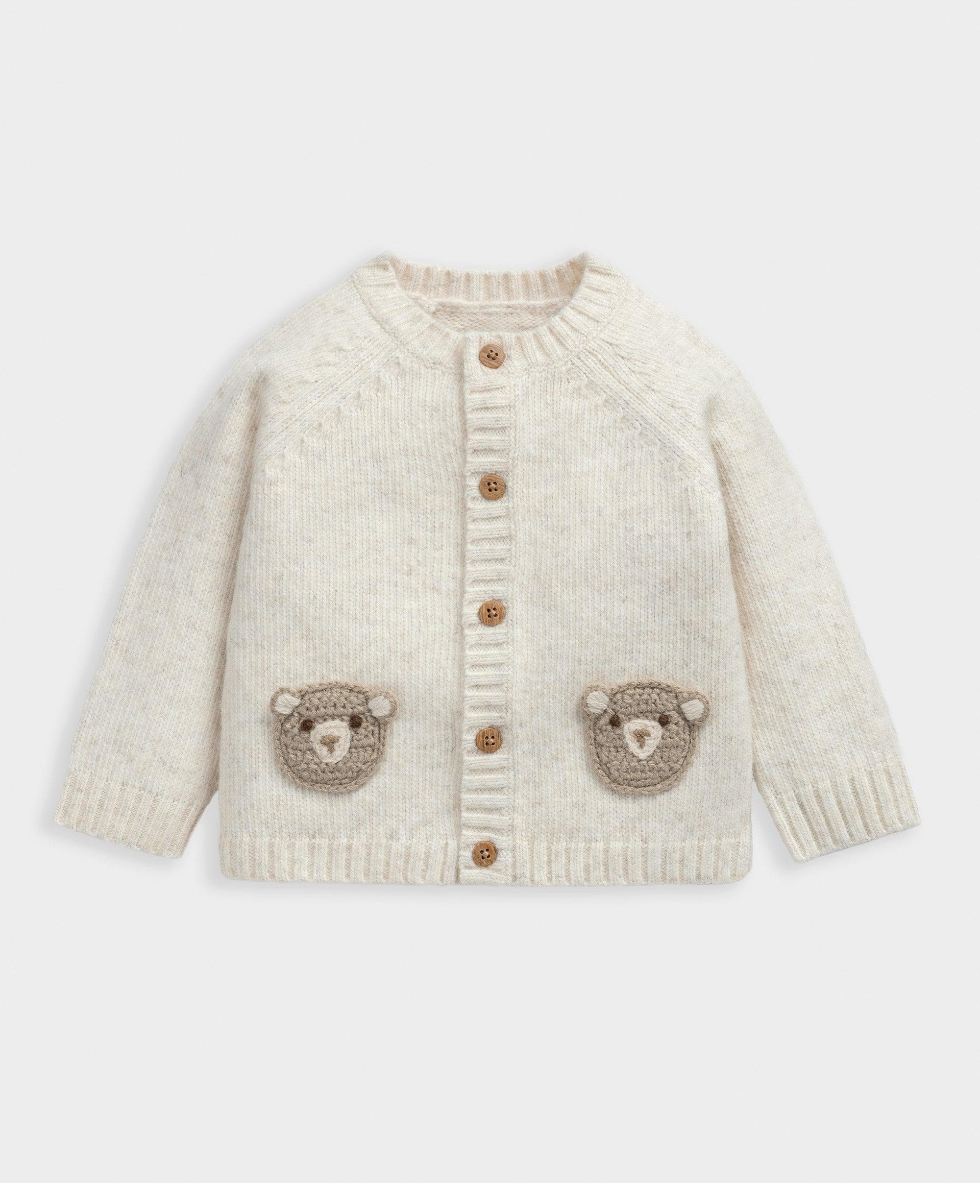 Me and You Bear Cardigan and Leggings Outfit Set - Image 3