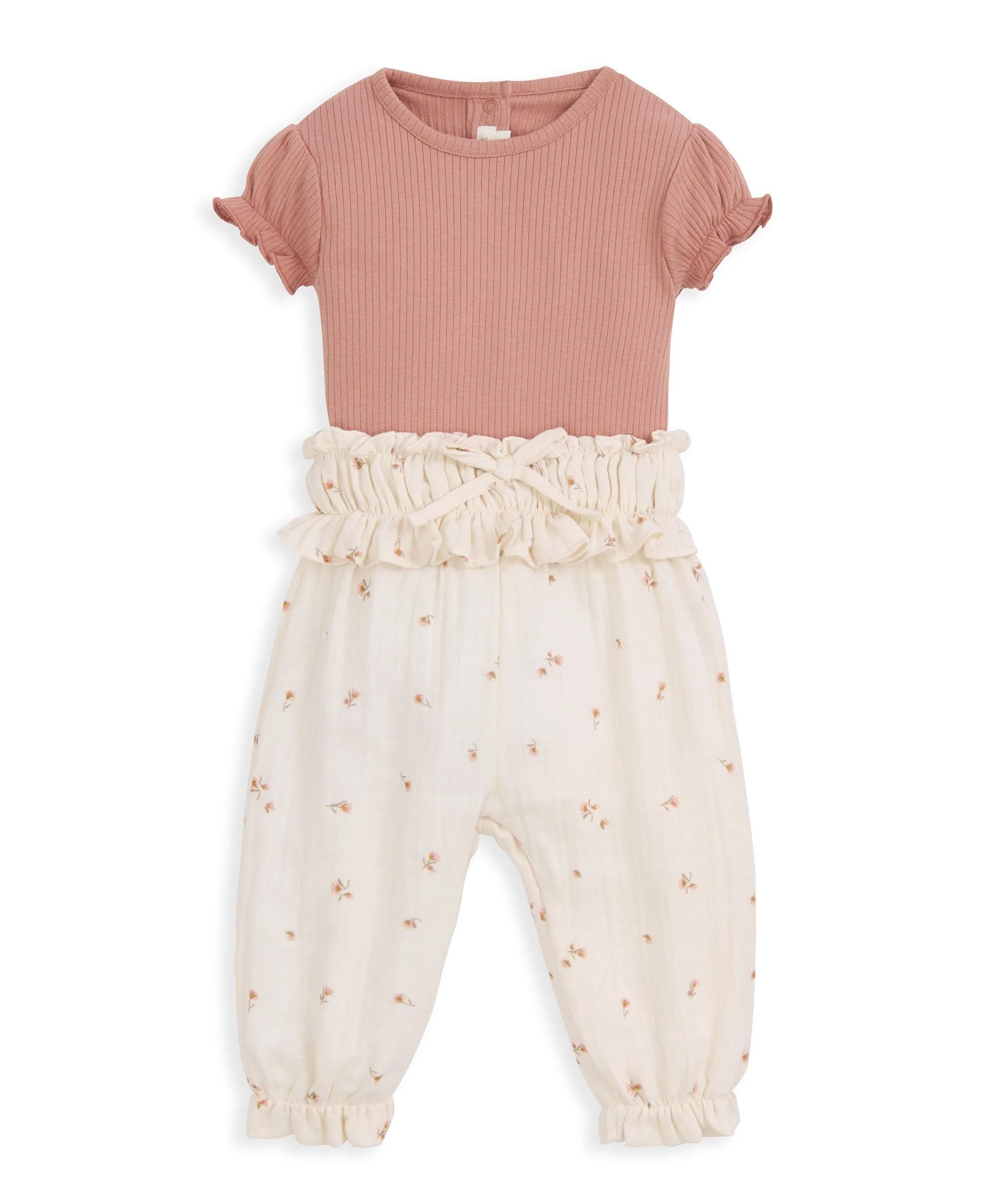Peony Bodysuit & Trousers Outfit Set - Image 3