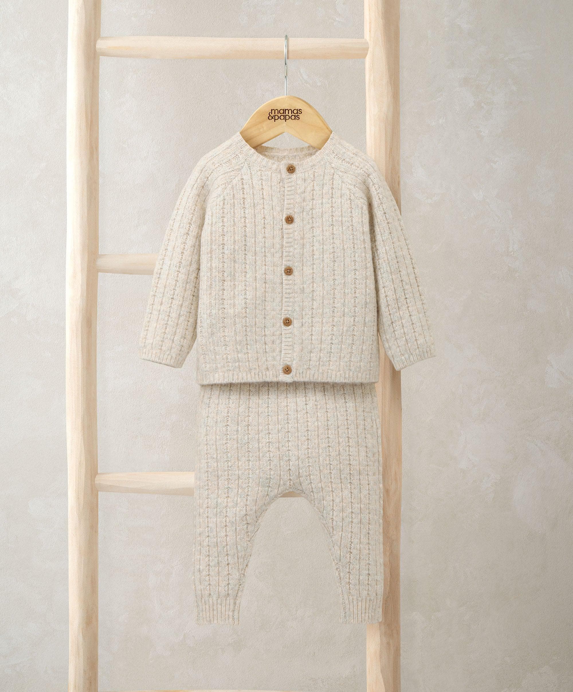 Cable Knit Top & Bottoms Set (2 Pieces)