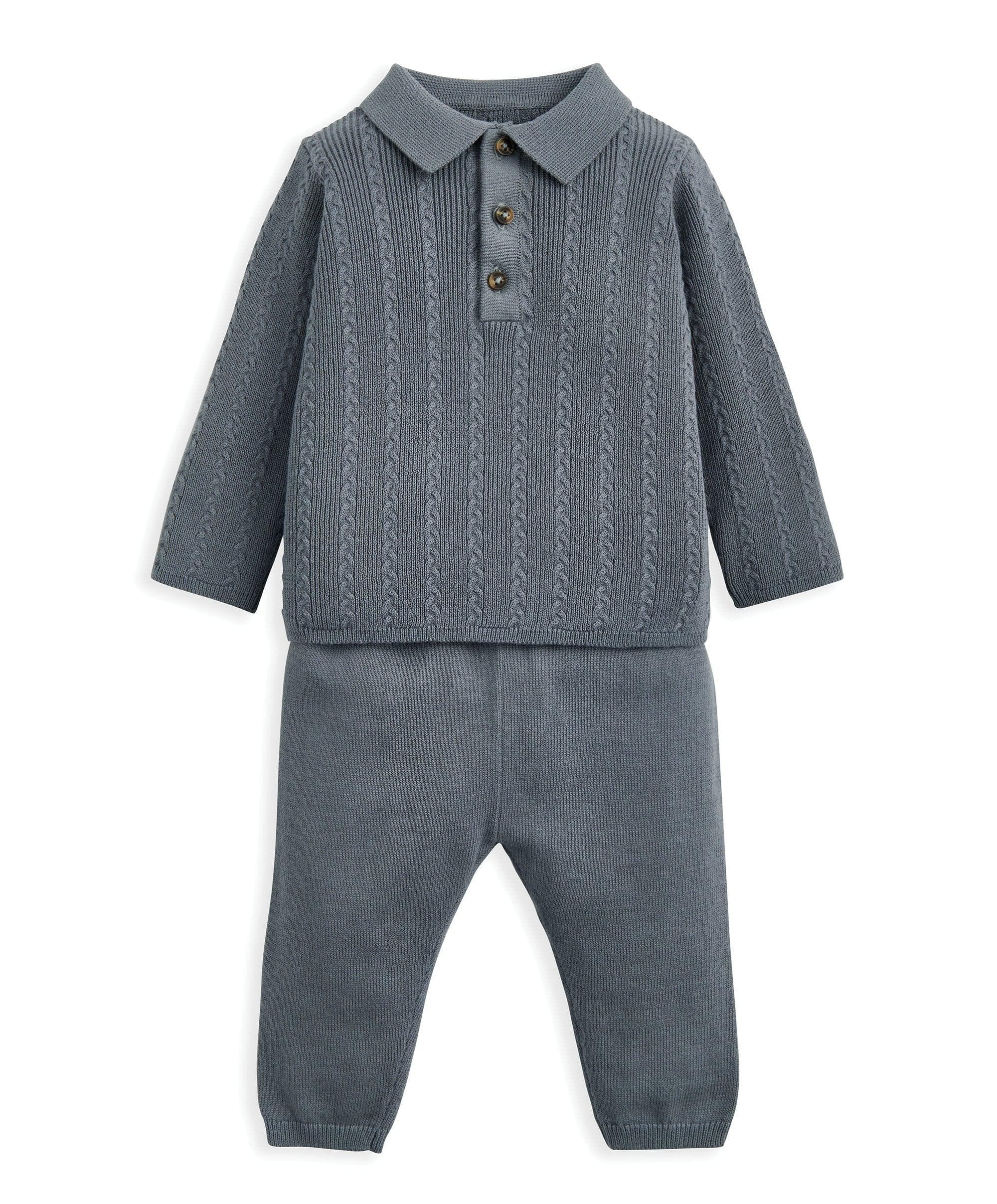 Cable Knit Top & Trousers Set (2 Pieces) - Image 4