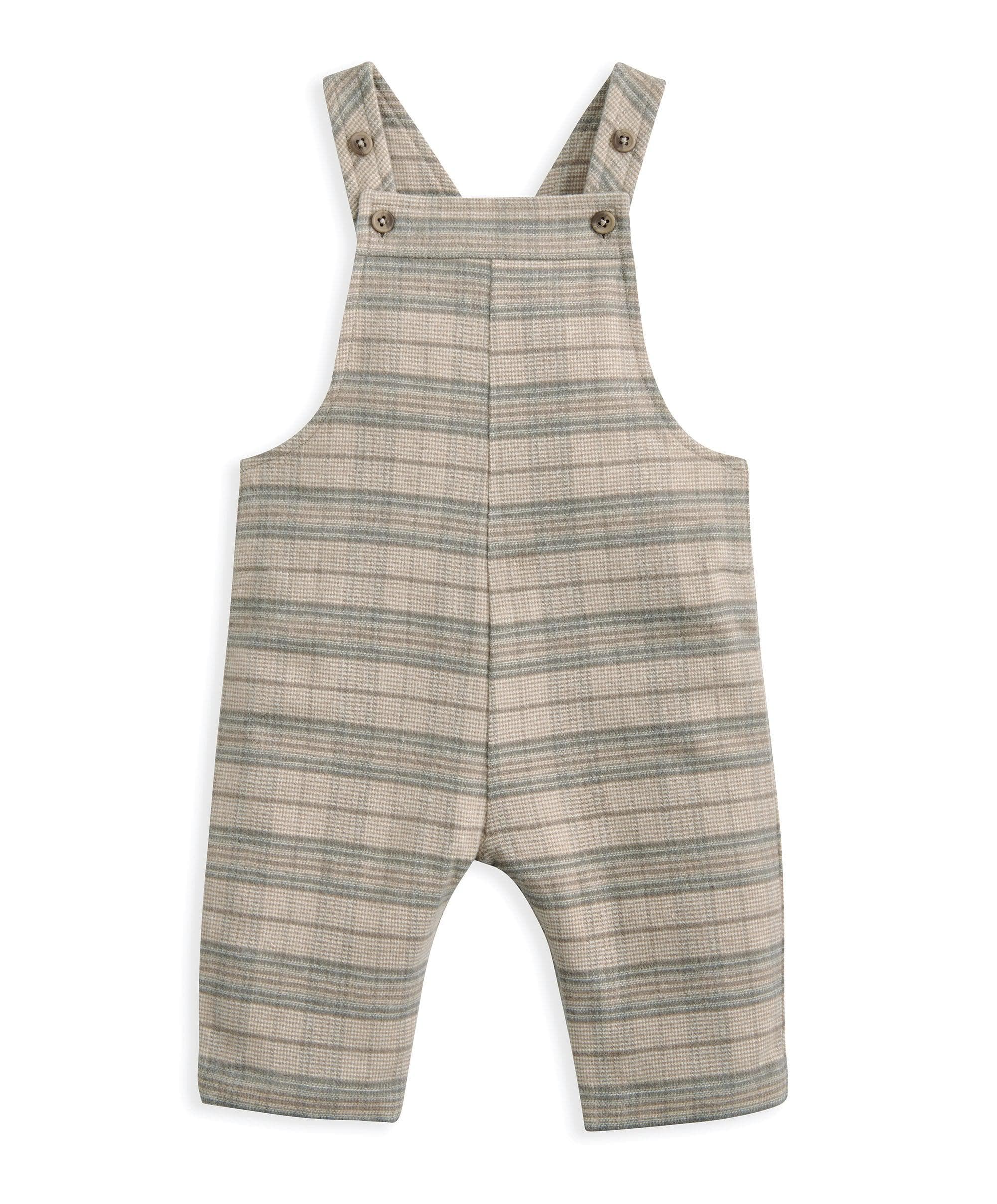 Check Dungarees & Striped Shirt Set (2 Pieces) - Image 3