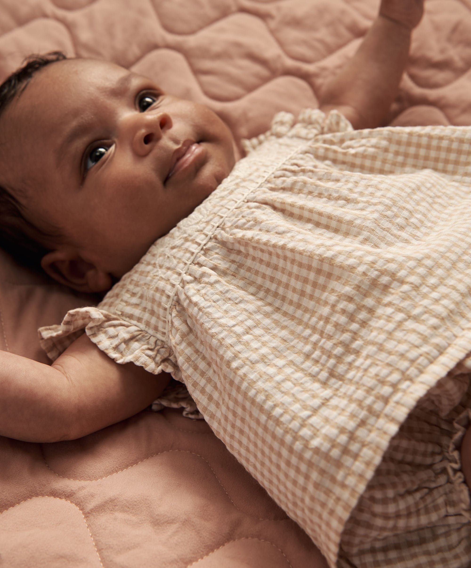 Pink Gingham Blouse & Bloomers - Image 2