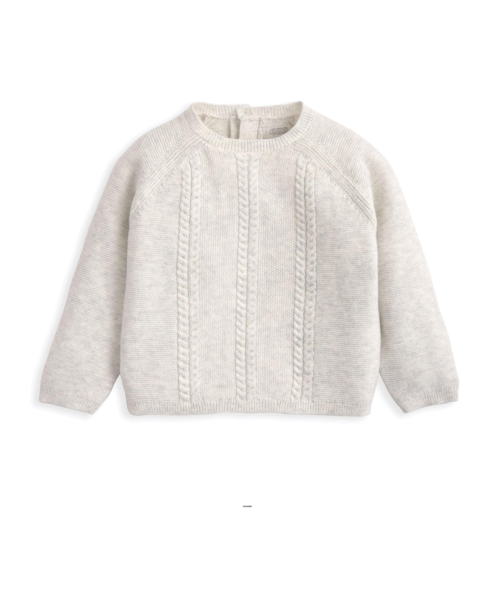 Cable Knit Top & Bottoms Set (2 Pieces) - Grey - Image 5