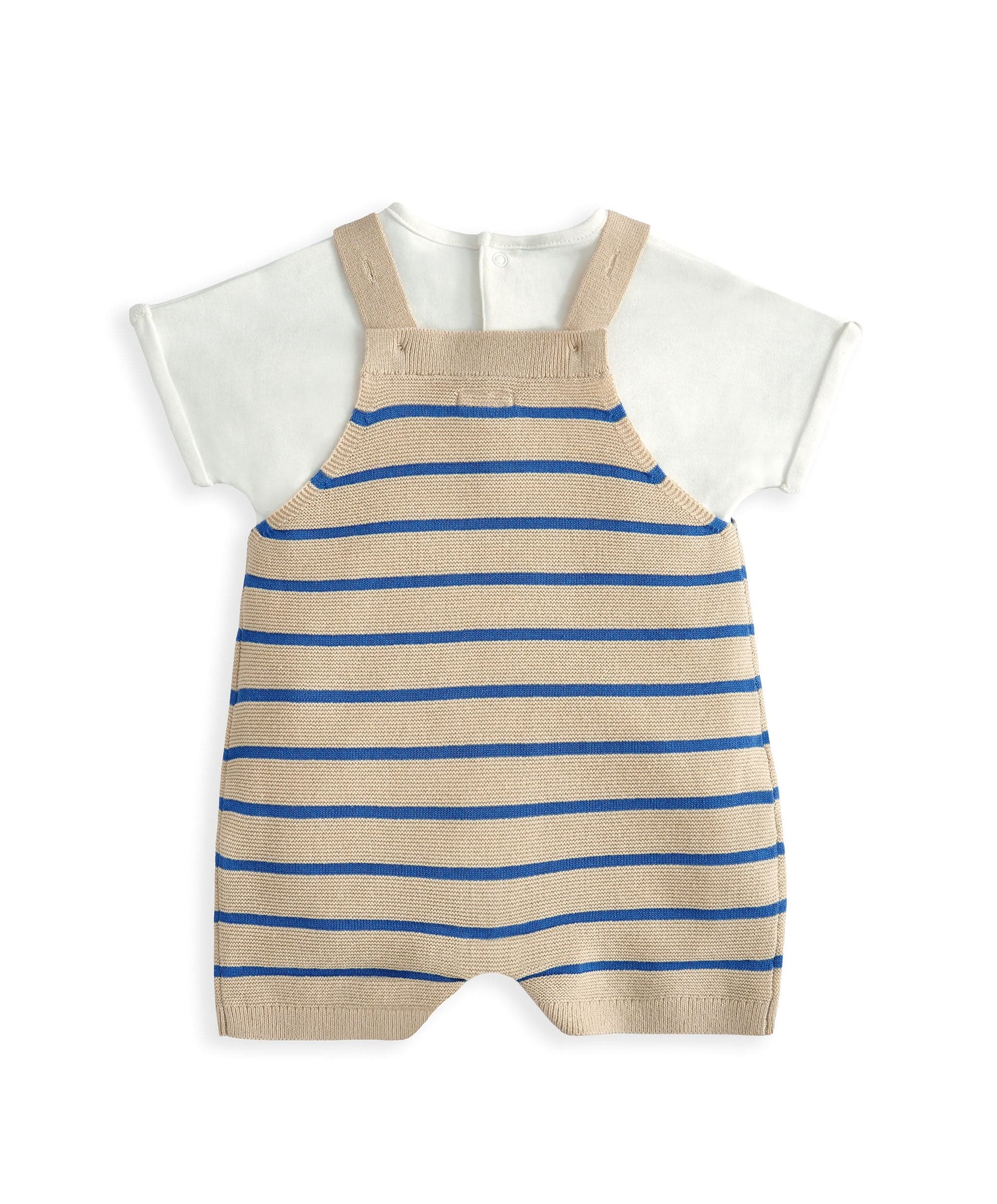 Knitted Dungarees & T-Shirt Set - Image 3