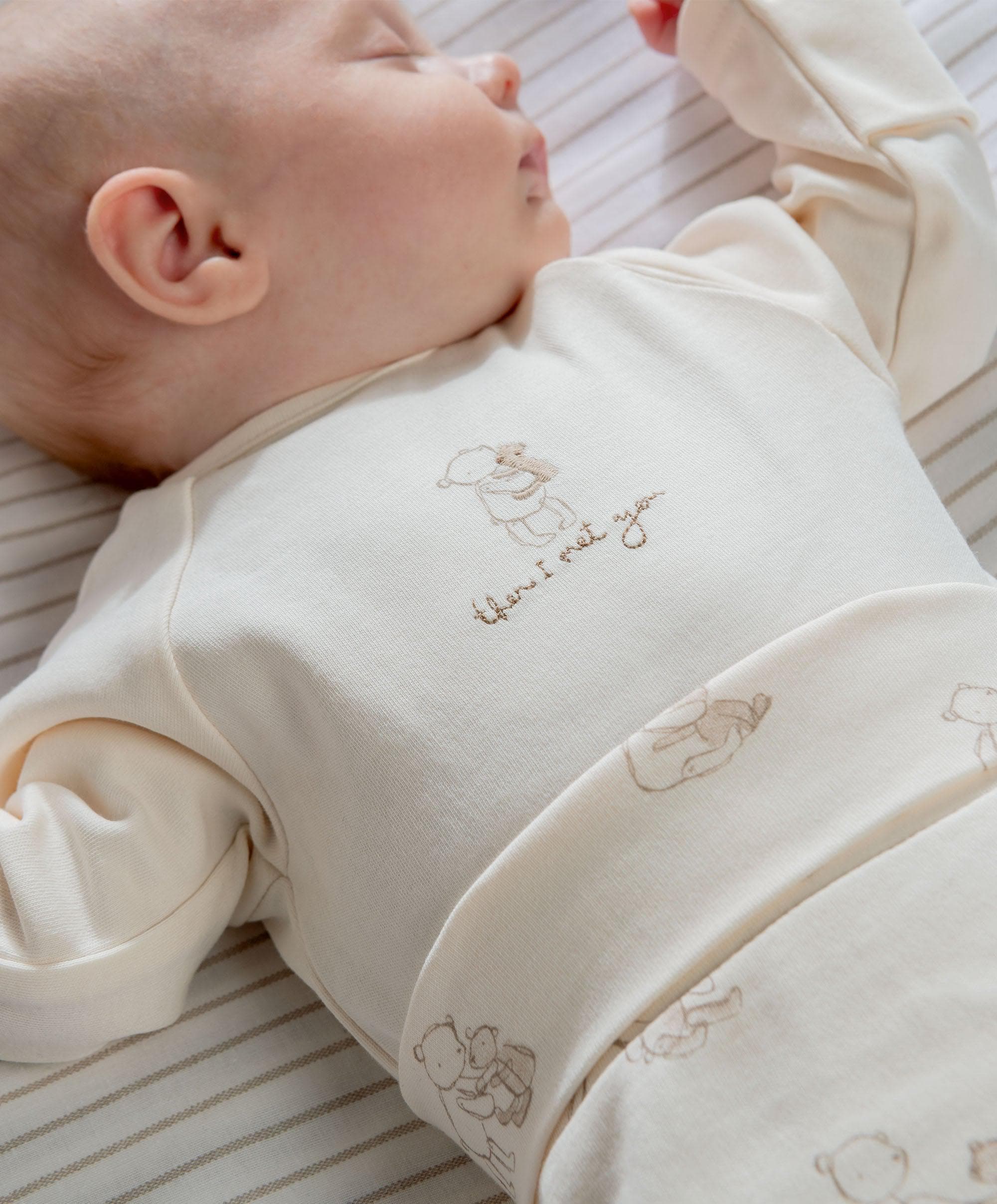 Bear Print Bodysuit & Bottoms Set (2 Pieces) - Image 3