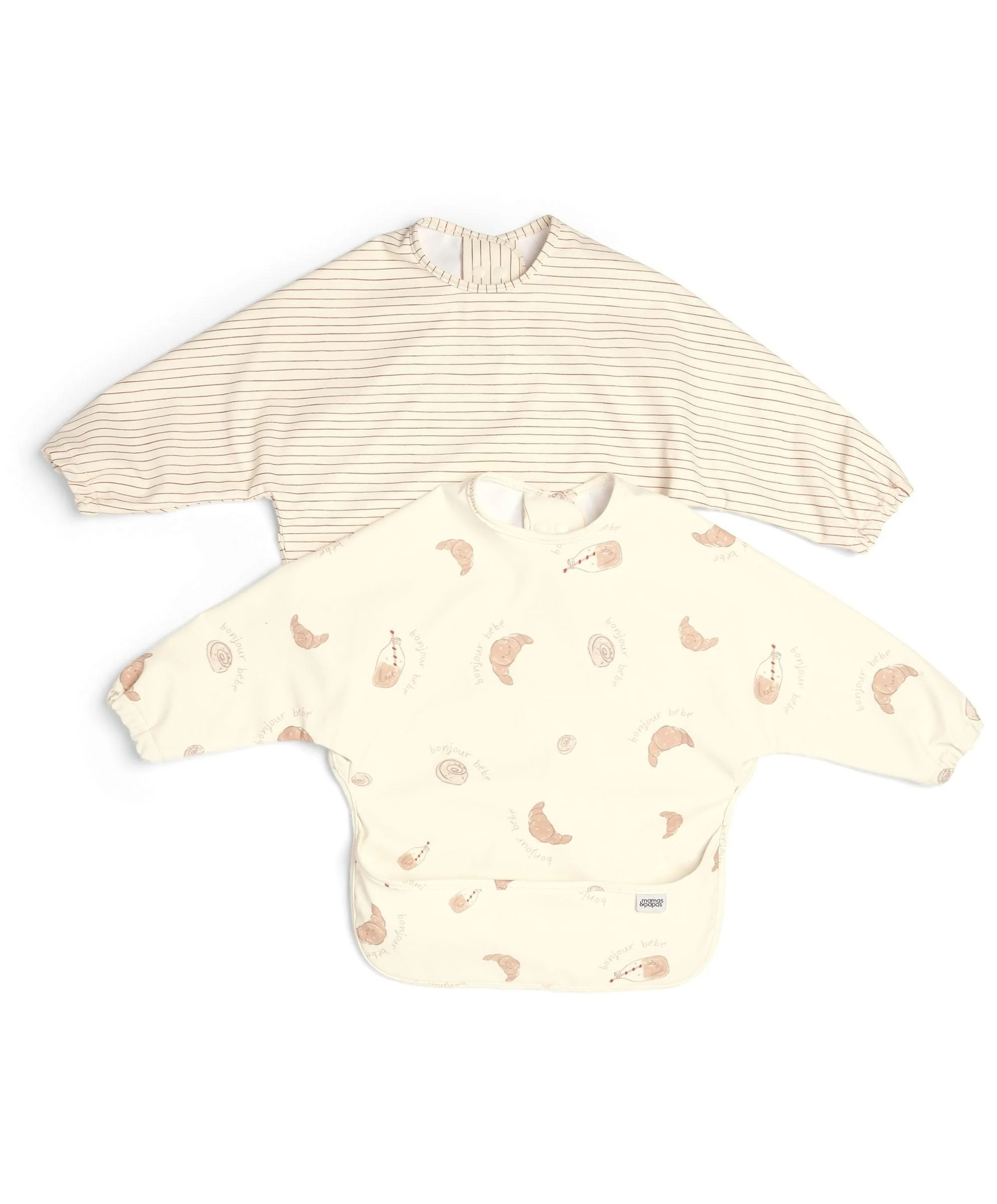 Long-sleeved Bibs (2 Pack) – Bonjour Bebe - Image 4