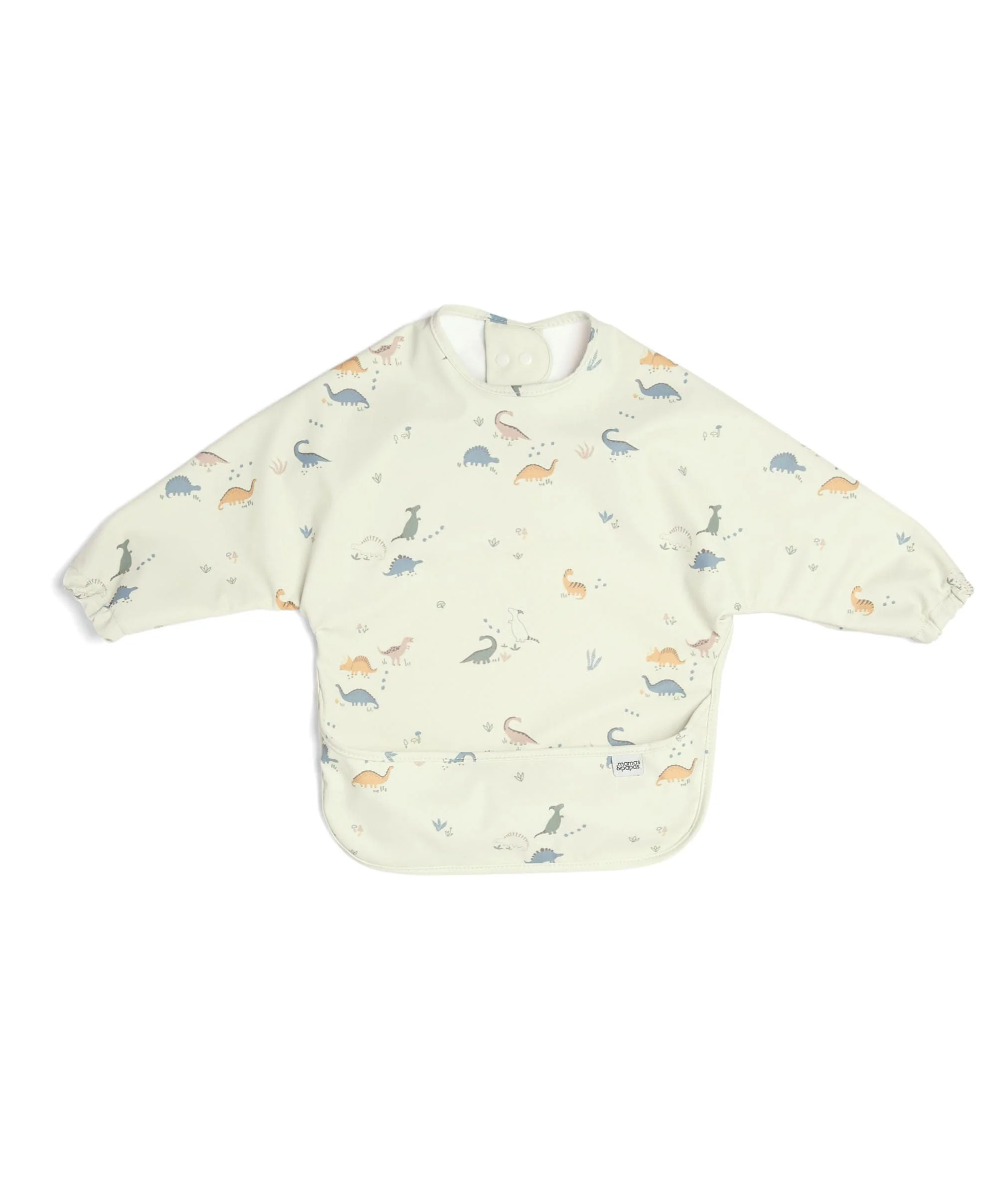 Long-sleeved Bibs (2 Pack) - Dino Stripe - Image 4