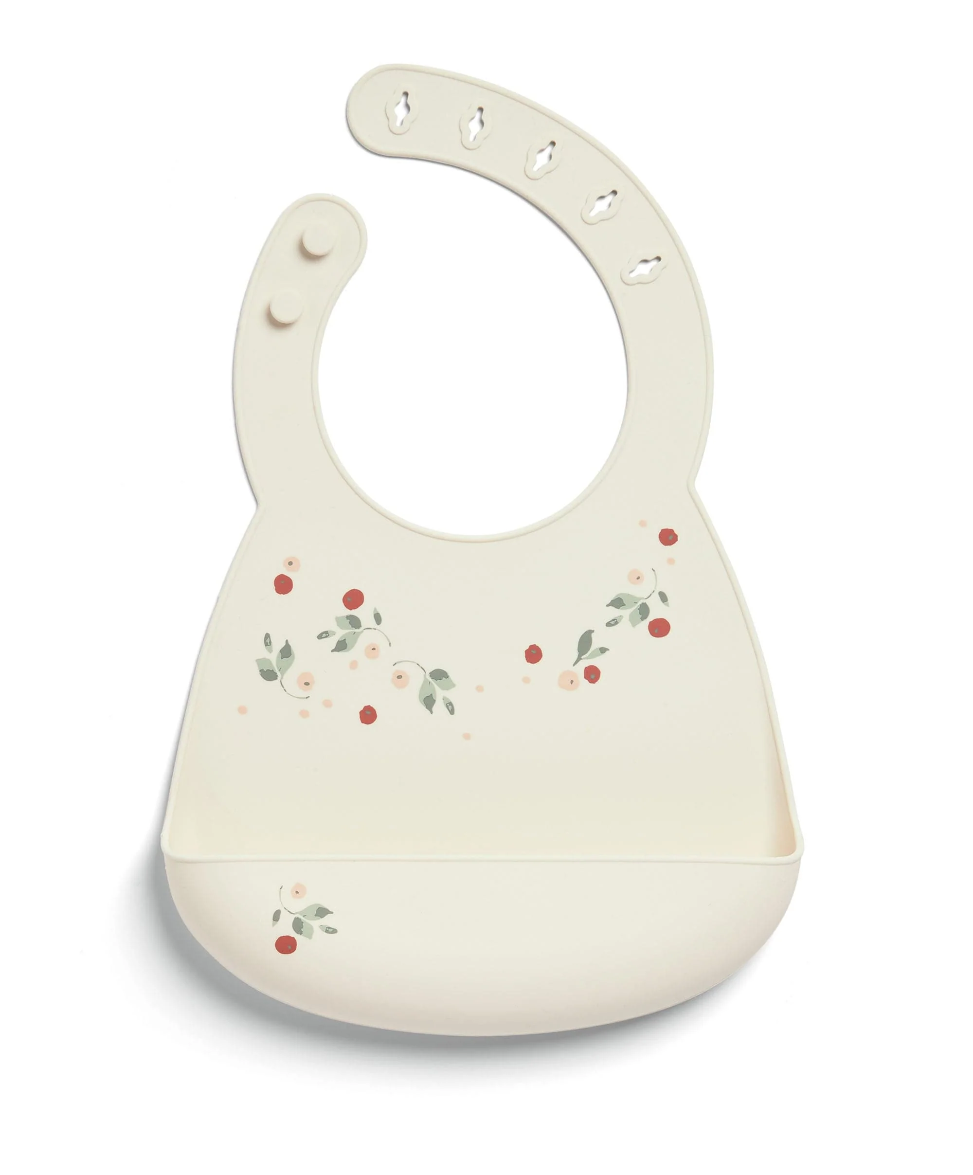 Silicone Bibs (2 Pack) – Floral Berry - Image 5