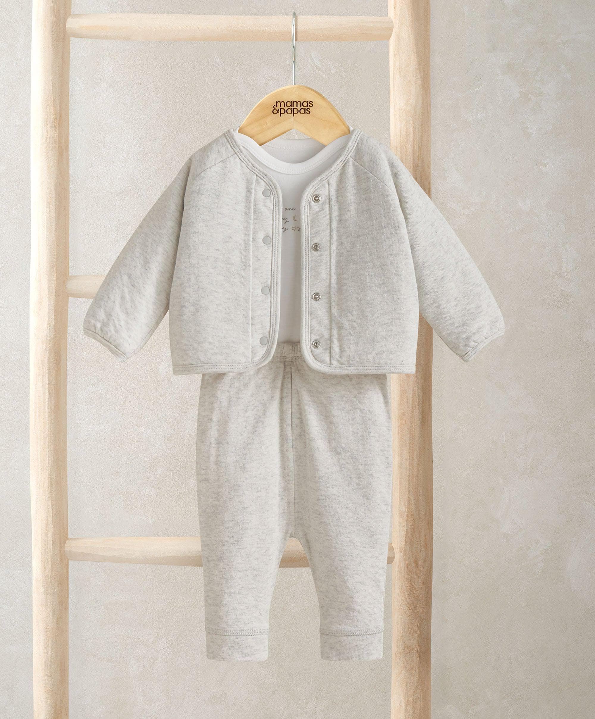 Jacket Bodysuit & Leggings Set (3 Pieces) – White - Image 2