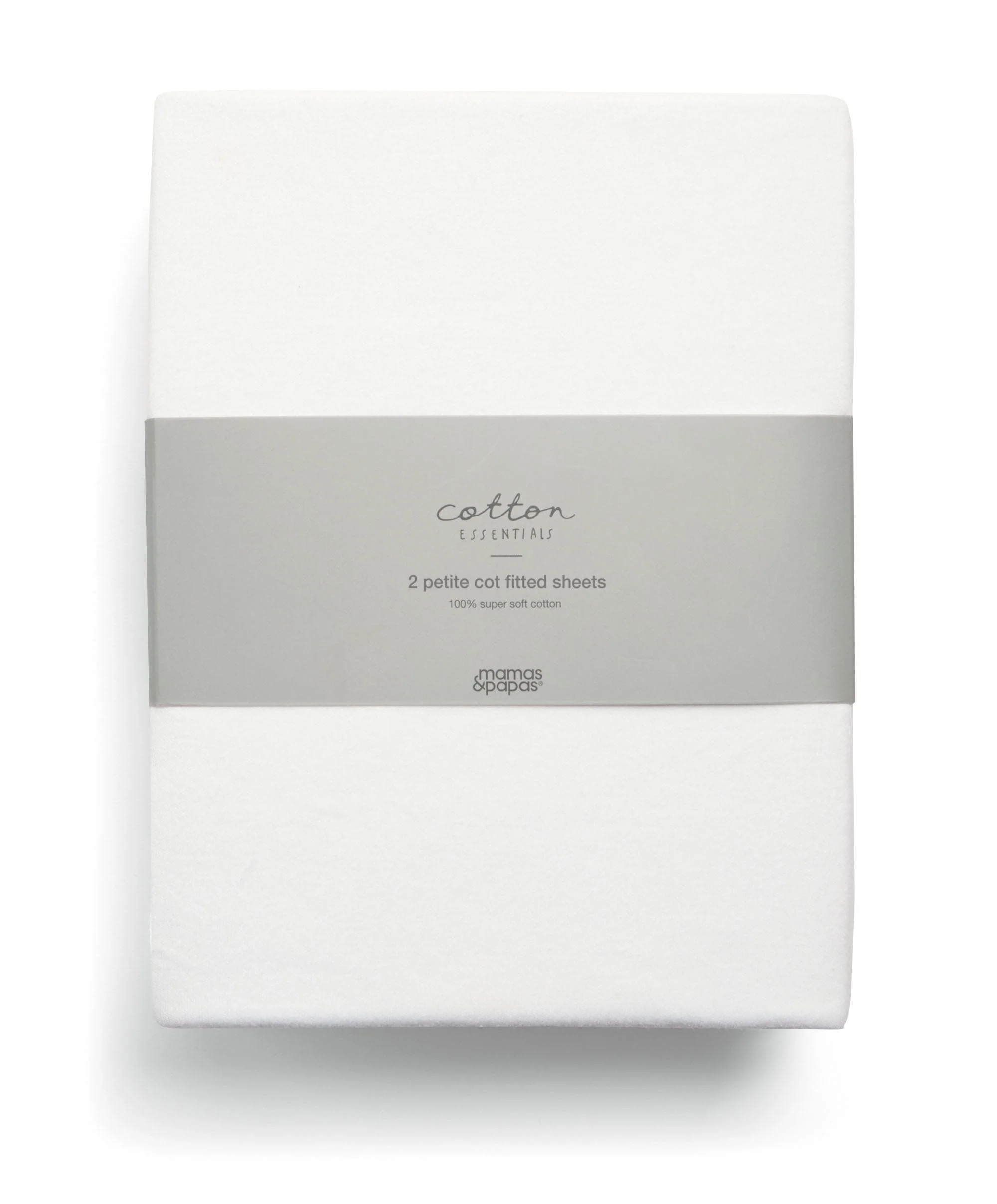 Petite Cot Bundle with Essential Pocket Spring Mattress (4 Pieces) - Pure White - Image 5