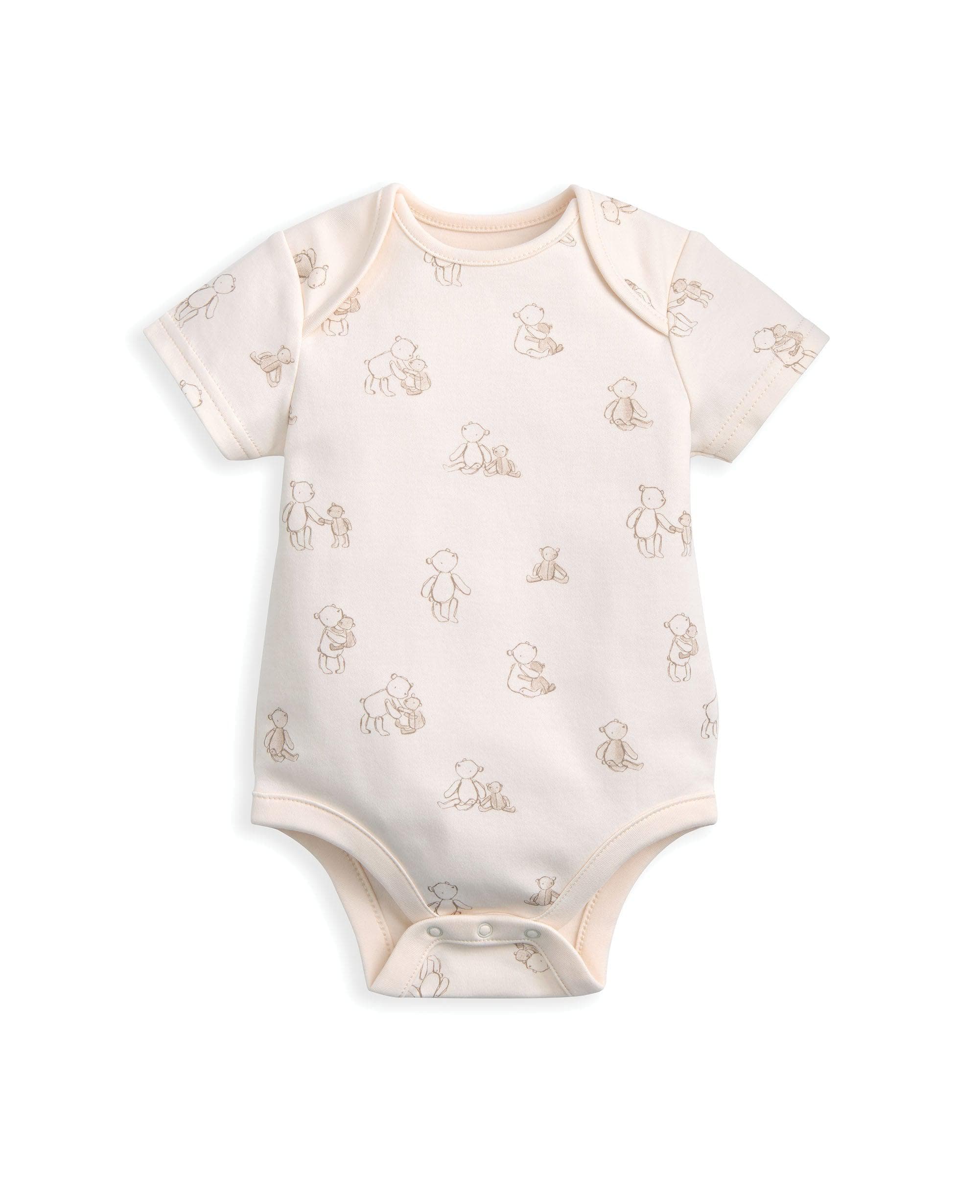 Bear Print All In Ones Bodysuit & Hat Set (4 Pieces) - Image 4