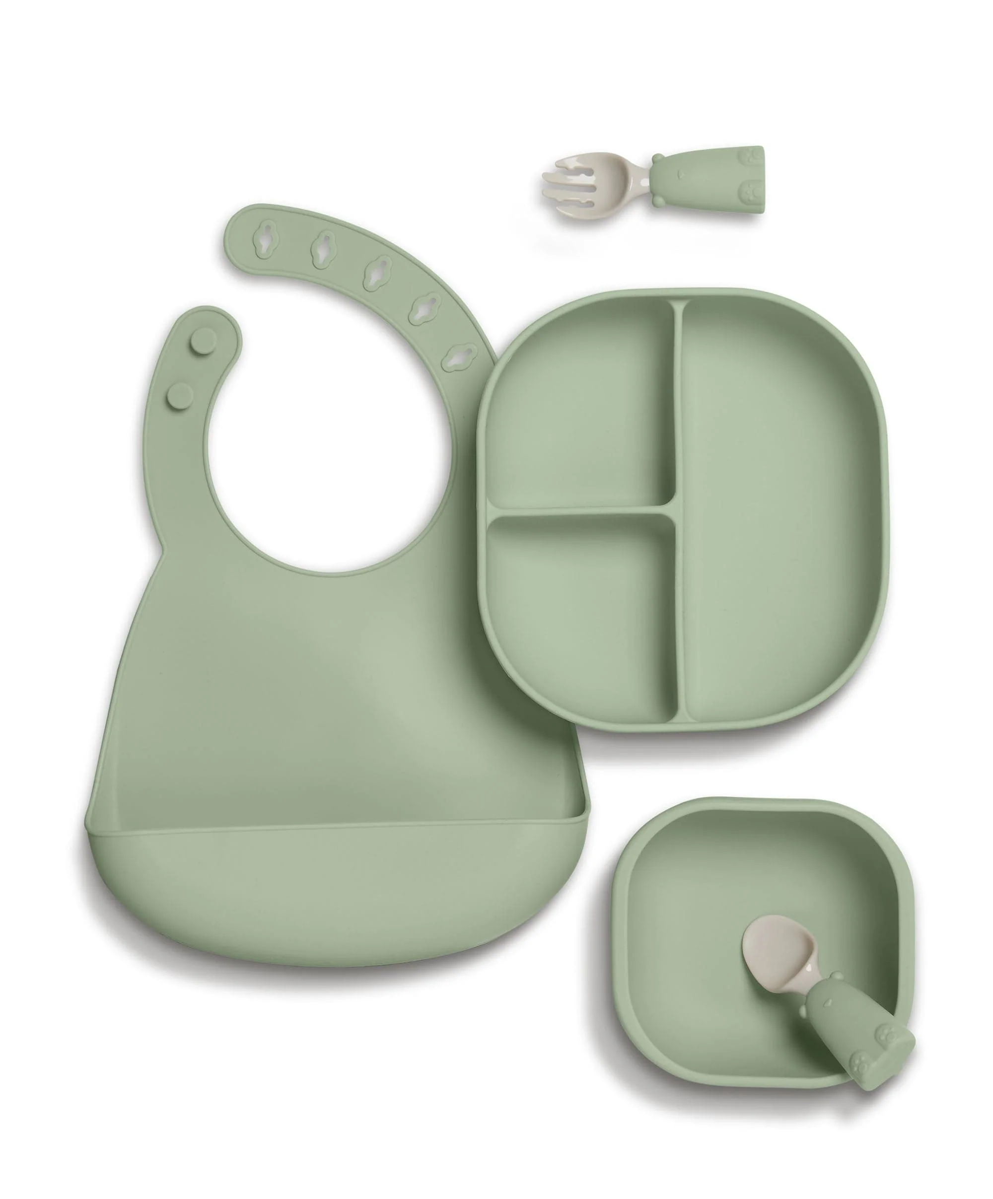 First Mealtime Silicone Set - Kiwi - Image 4