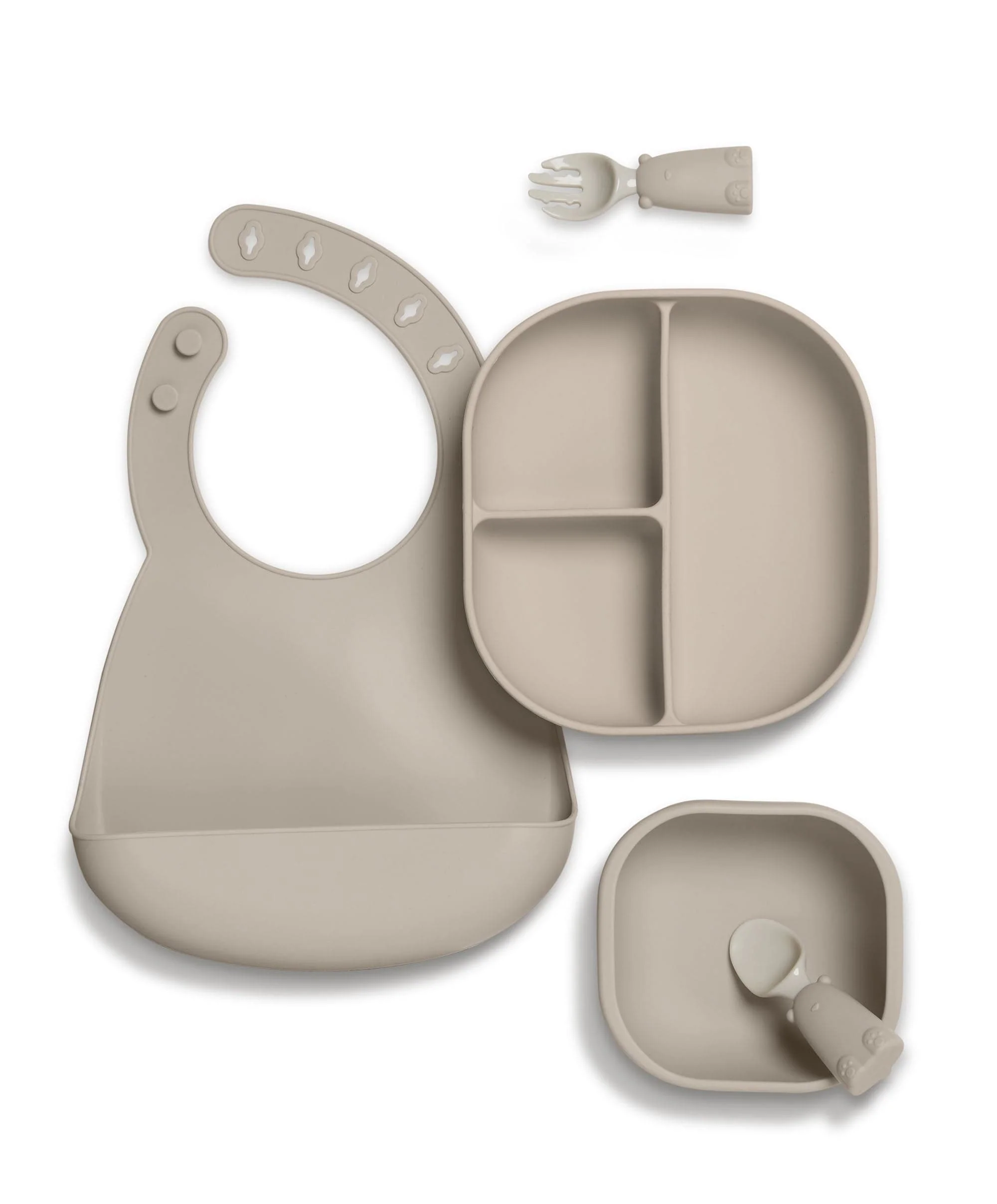 First Mealtime Silicone Set β Truffle - Image 5