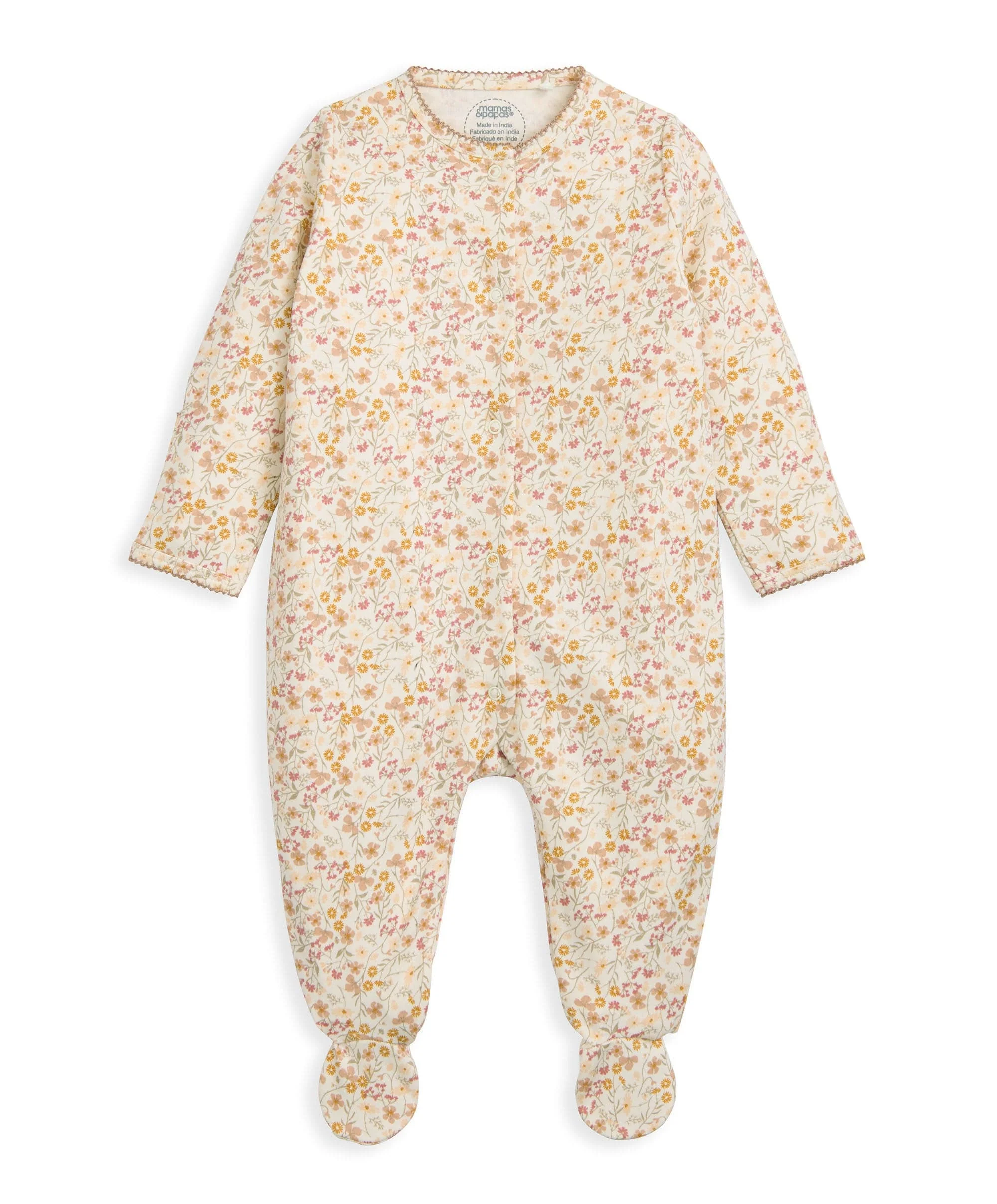 Welcome to the World Floral Baby Clothes 5 Piece Set - Image 3