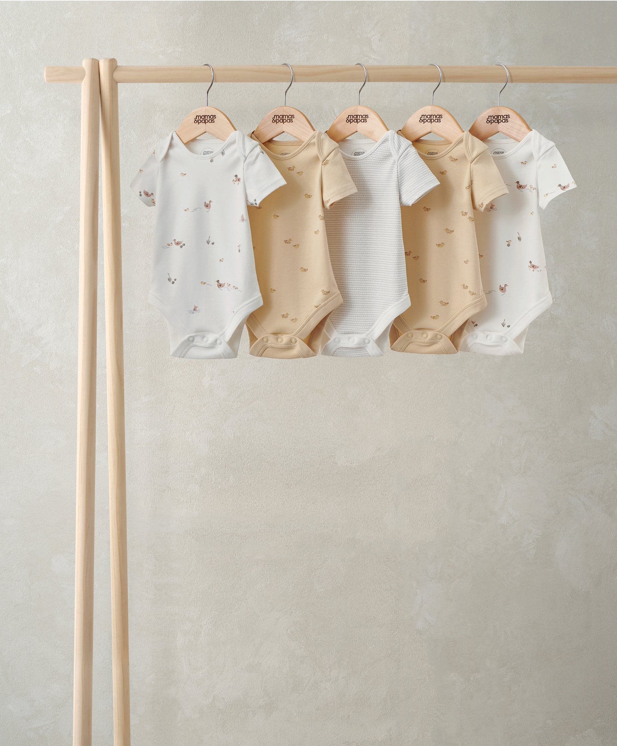 Duckling Short-Sleeved Bodysuits (Pack of 5)