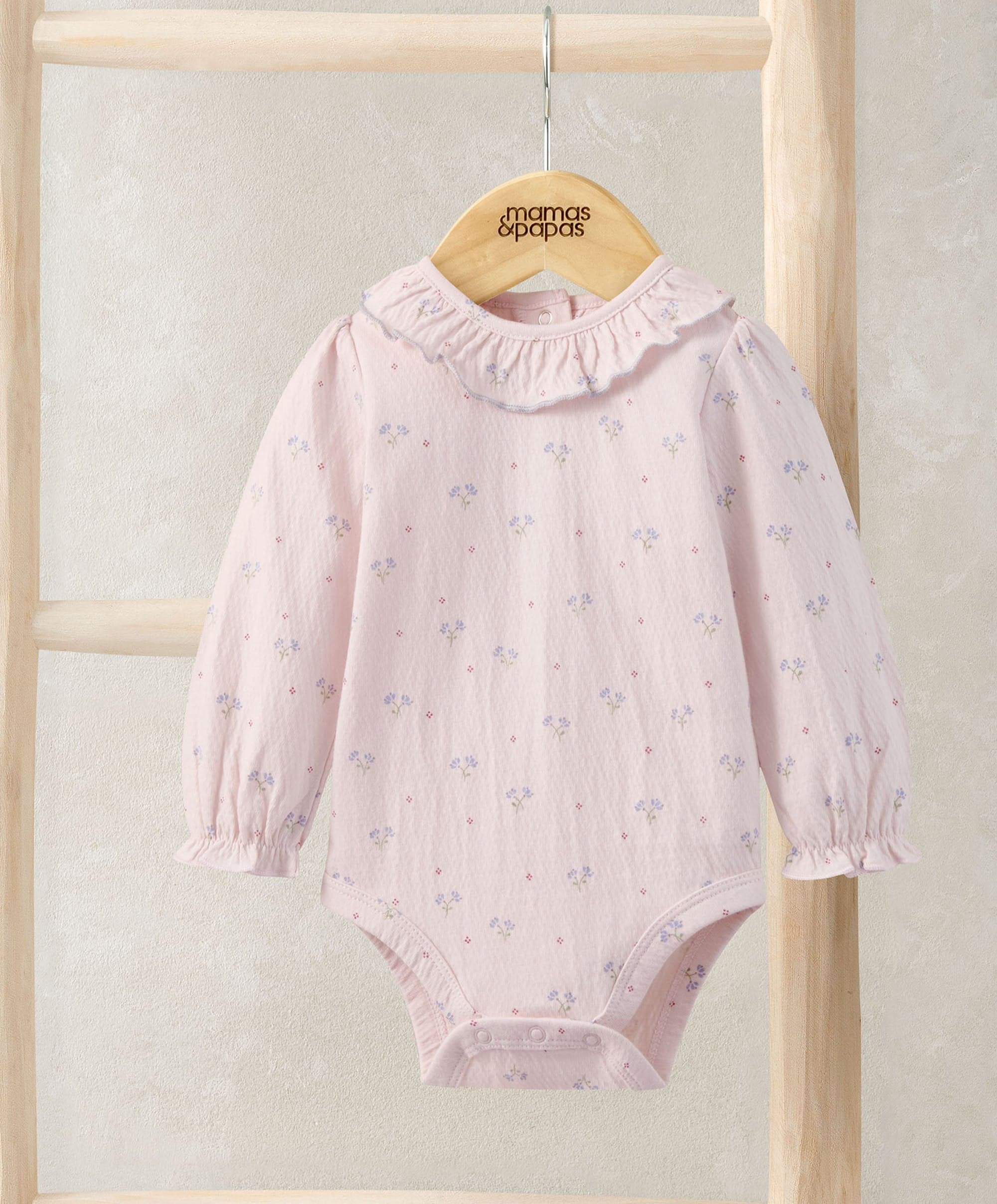 Crinkle Floral Bodysuit