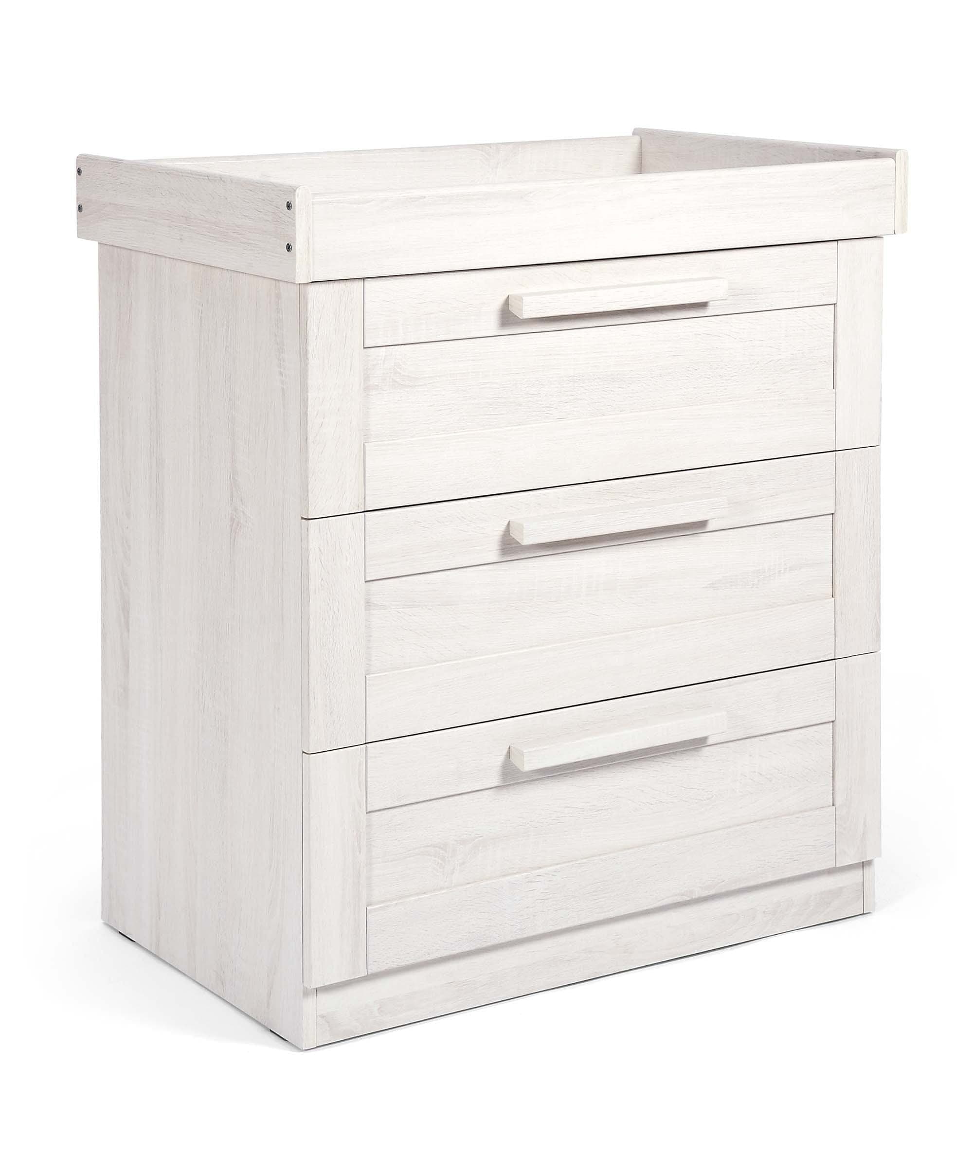 Atlas 2 Piece Cotbed Set with Dresser Changer - Nimbus White - Image 11