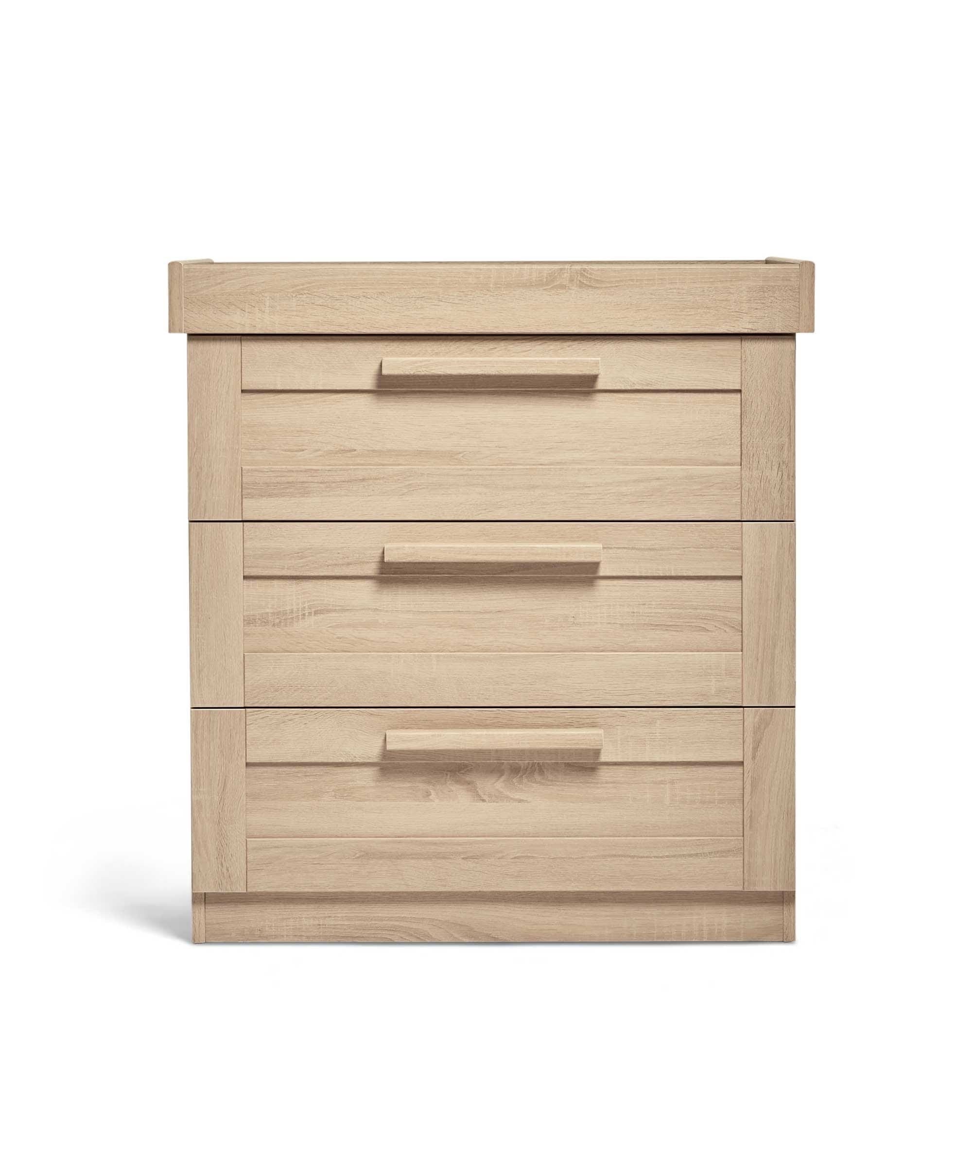 Atlas 3 Piece Cotbed Range with Dresser Changer & Wardrobe - Light Oak - Image 13