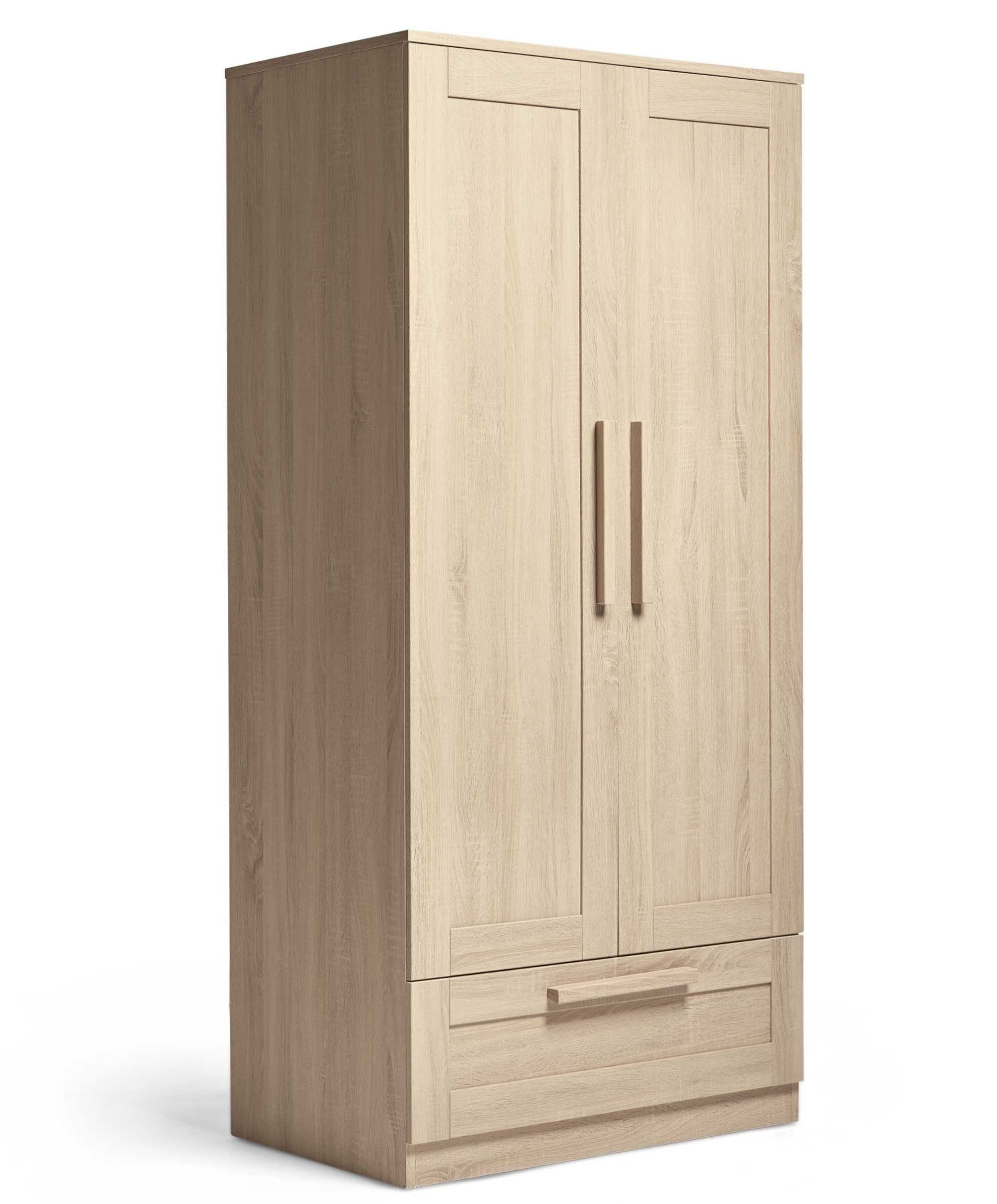 Atlas 3 Piece Cotbed Range with Dresser Changer & Wardrobe - Light Oak - Image 18