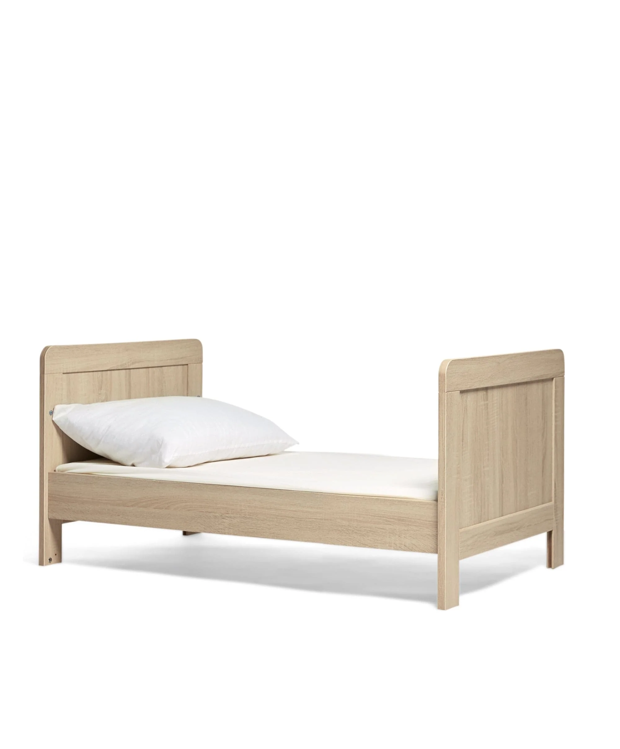 Atlas Small Cotbed Bundle with Premium Pocket Spring Small Cotbed & Cot Mattress - Light Oak - Image 3