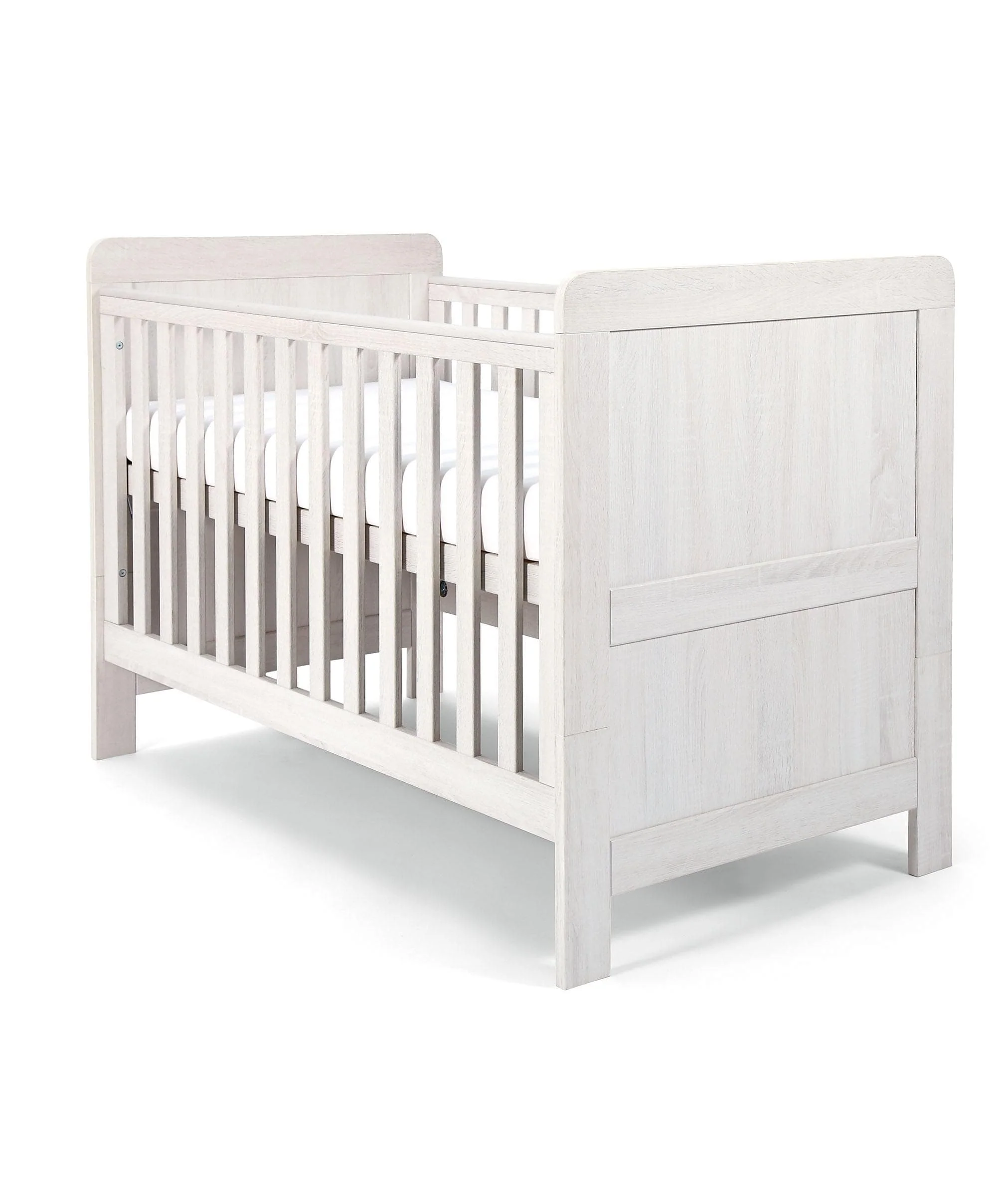 Atlas Cotbed & Luxury Hybrid Twin Mattress Bundle - Nimbus White - Image 6