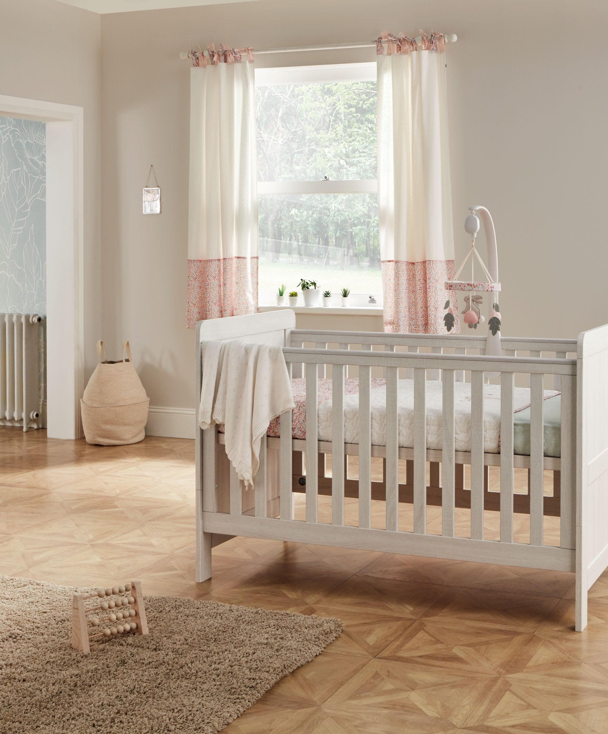 Atlas Cotbed & Premium Pocket Spring Mattress Bundle - Nimbus White - Image 2