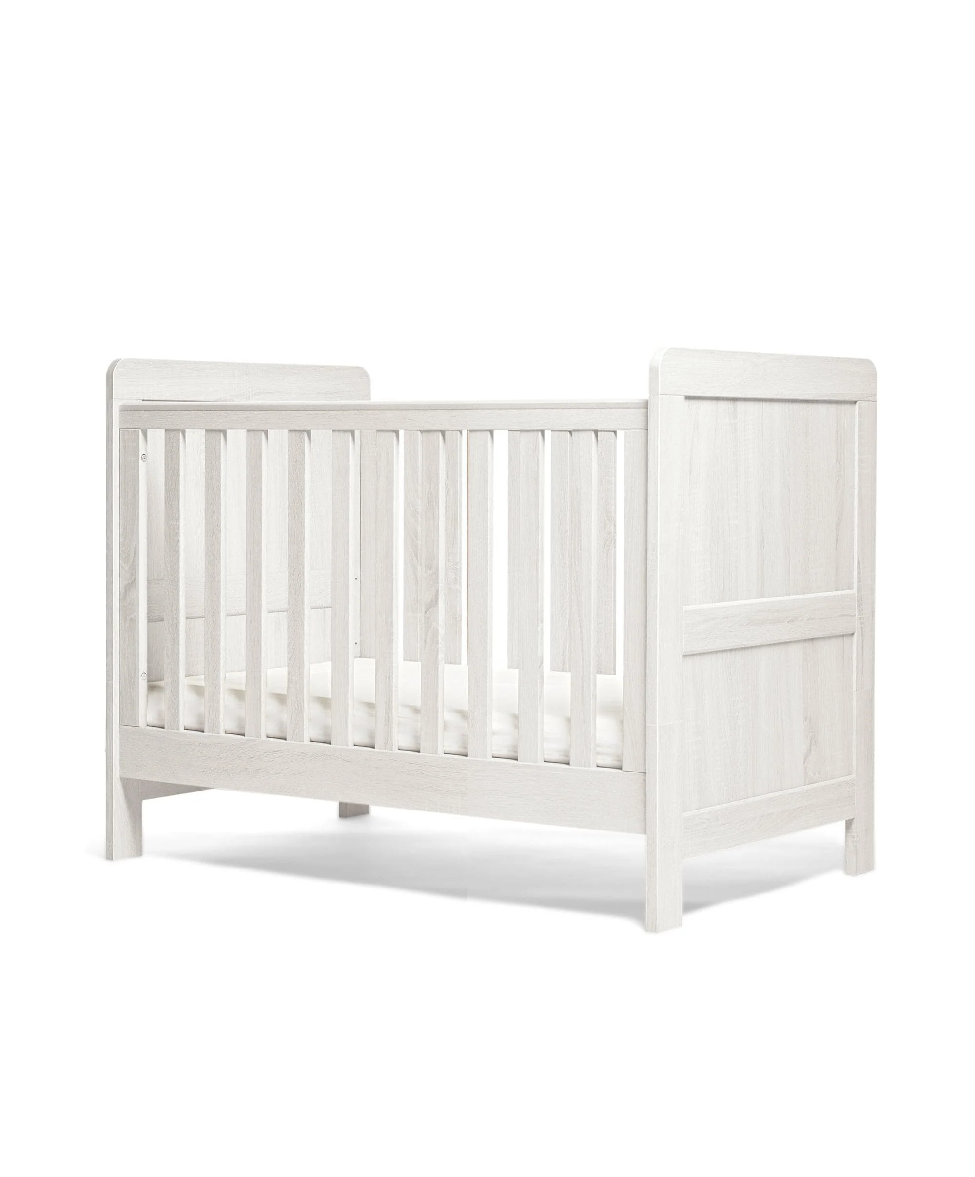 Atlas 2 Piece Small Cotbed Set with Dresser Changer - White - Image 2