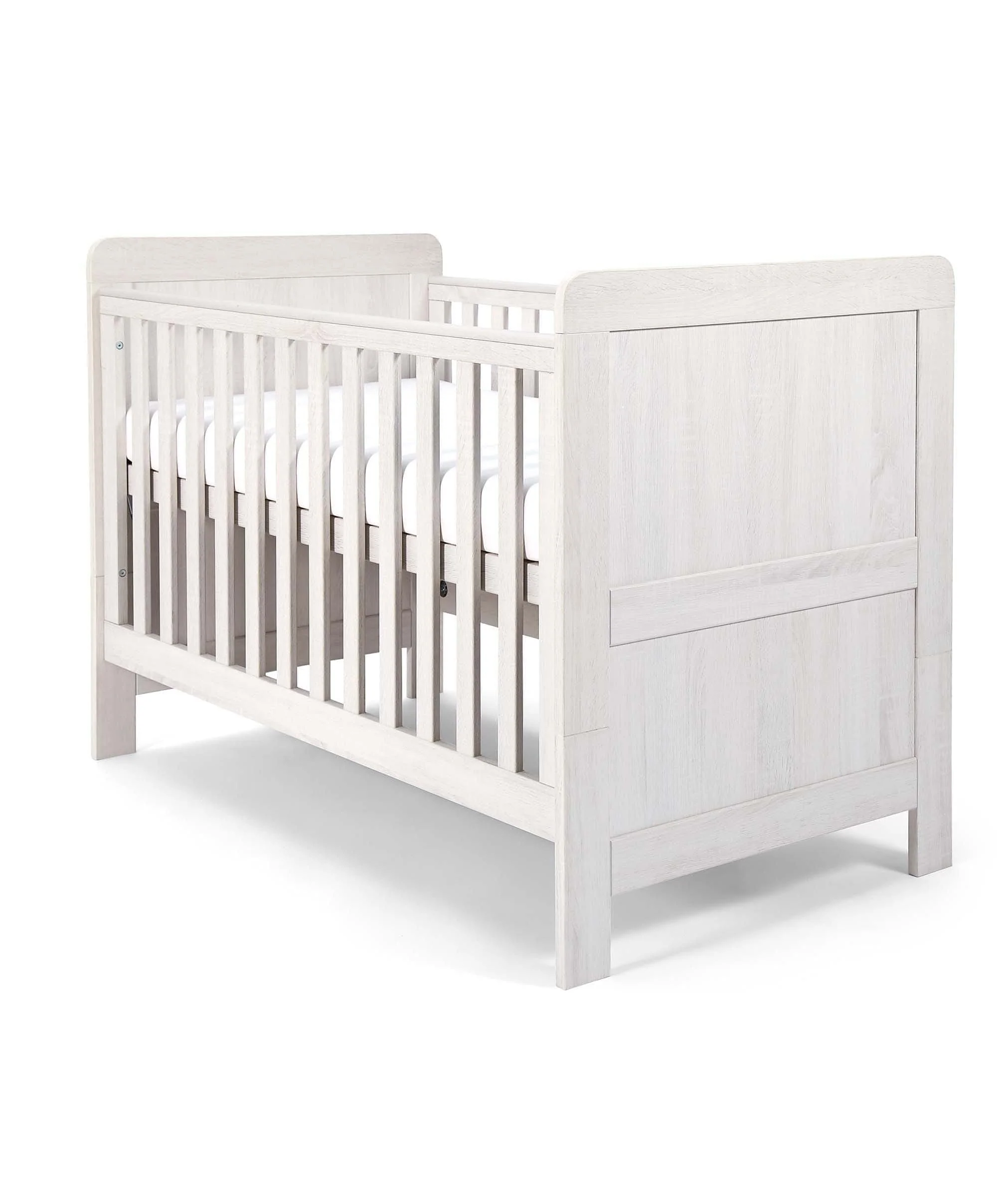 Atlas Nursery Bundle with Lua Bedside Crib (6 Piece) – White - Image 3