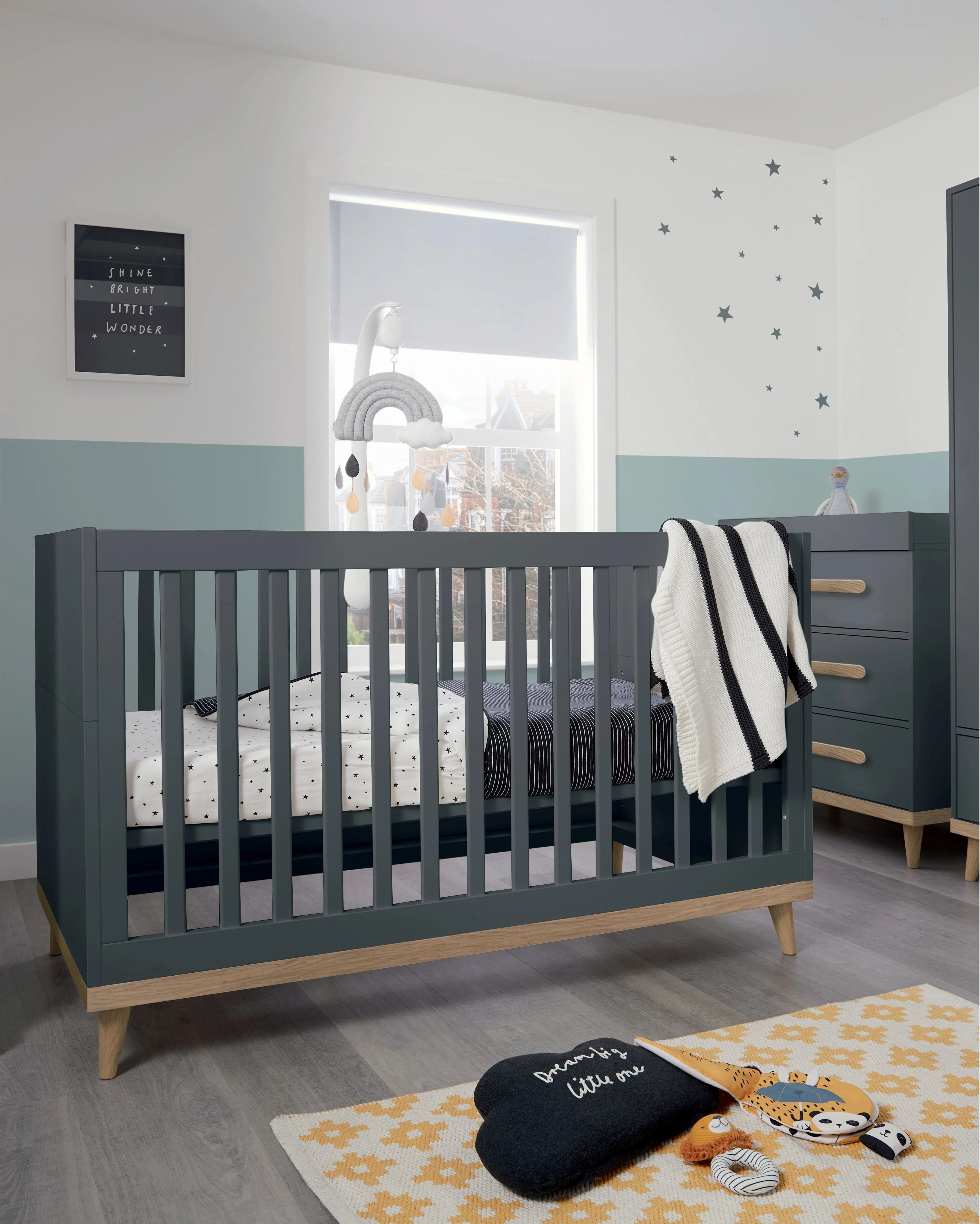 Austwick Cot Bed In Anthracite