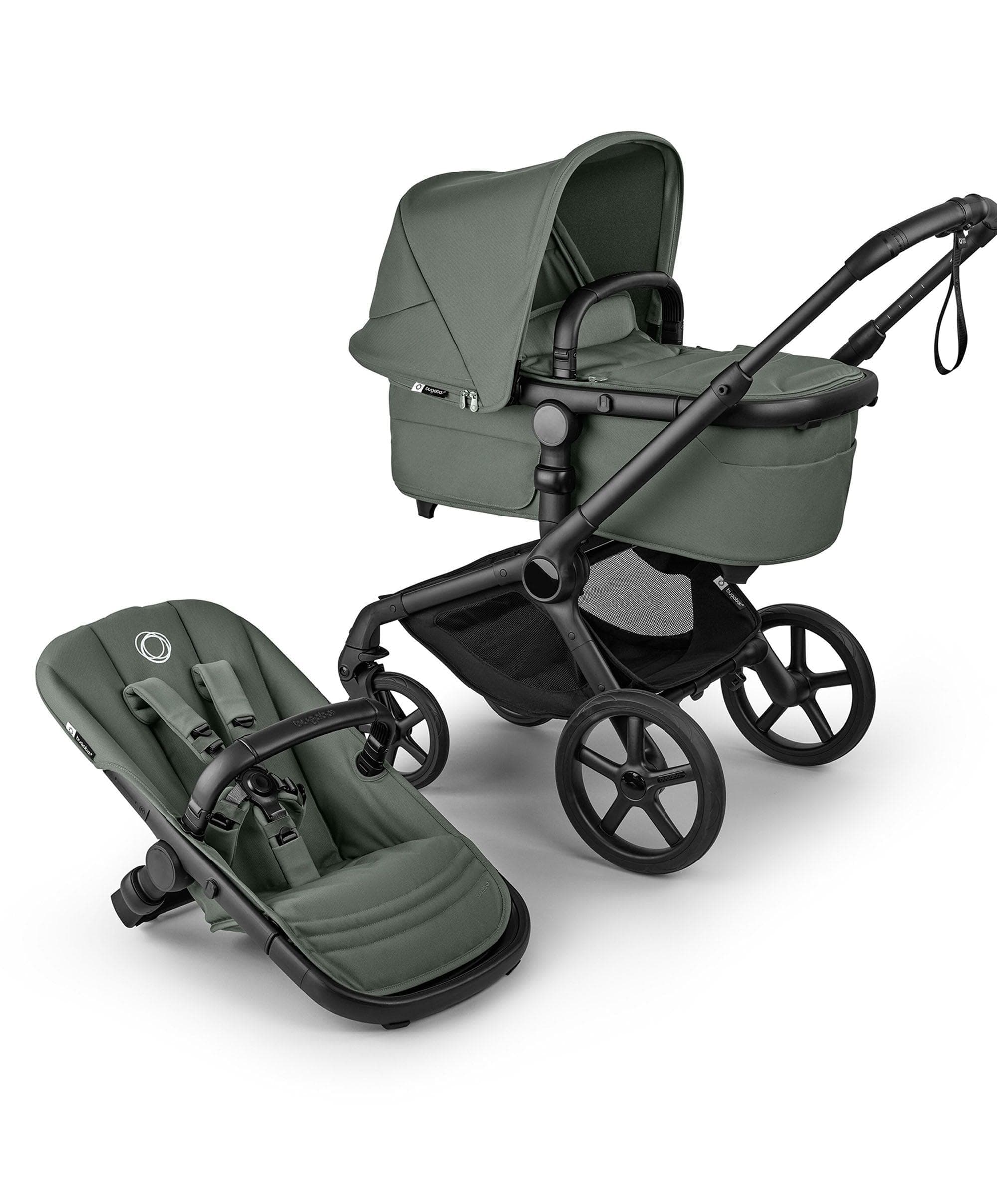 Bugaboo Fox 5 Renew Pushchair Bundle With Maxi-Cosi Pebble 360 Pro Car Seat & Base (9 Pieces) – Forest Green - Image 3