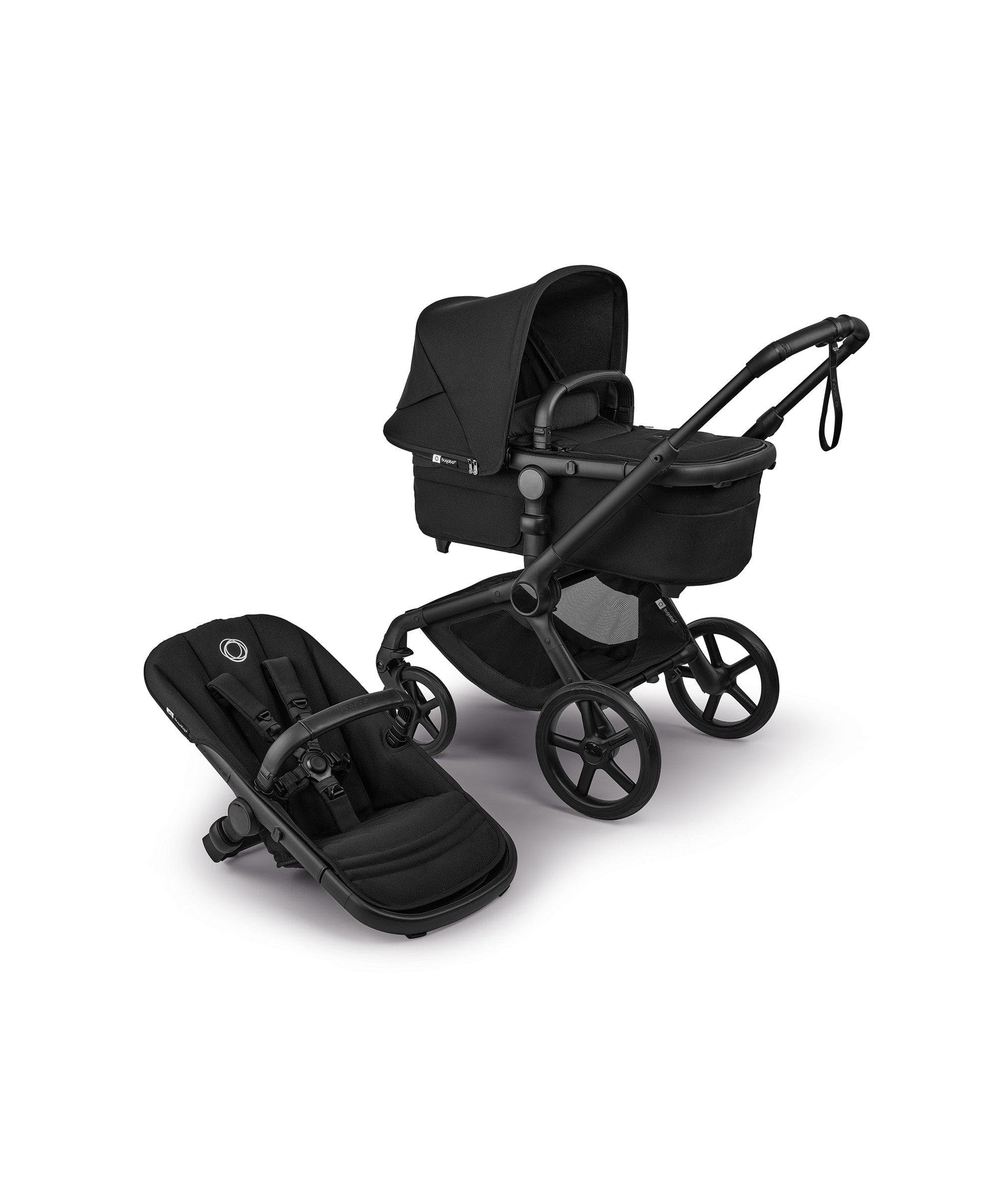 Bugaboo Fox 5 Renew Complete Pushchair Bundle with Cybex Cloud T Car Seat (8 Pieces) - Black - Image 2