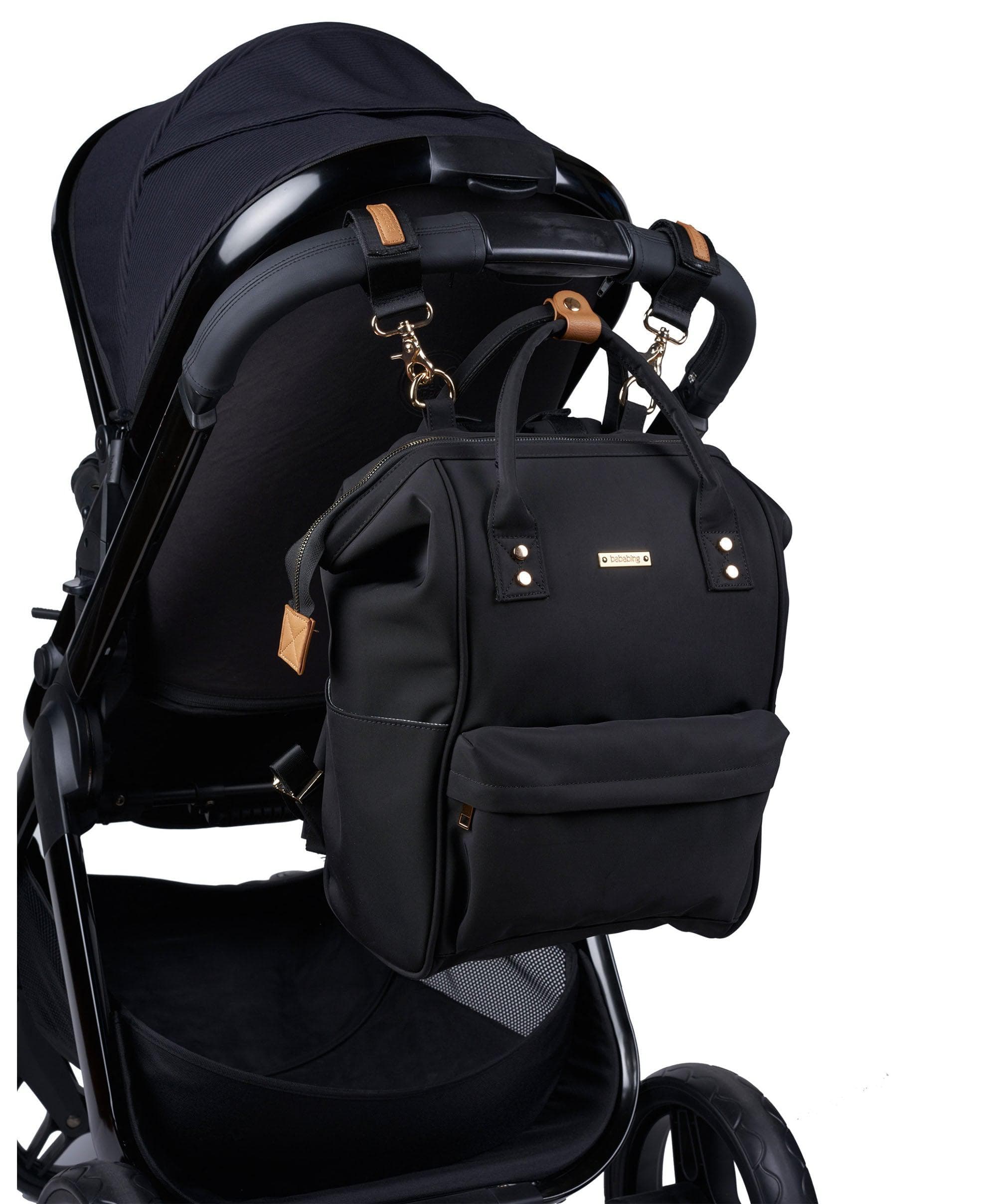 Bababing Mani Changing Backpack - Black - Image 3