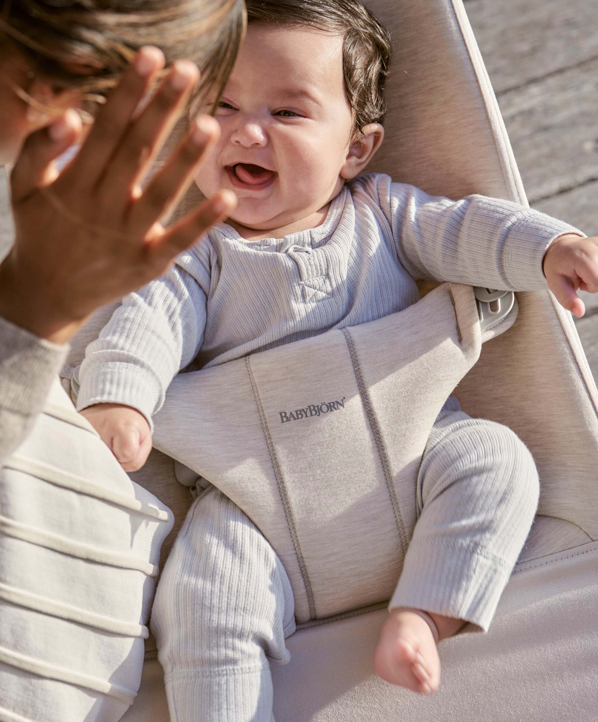 BabyBjörn Baby Bouncer and Toy Bar – Light Beige - Image 2