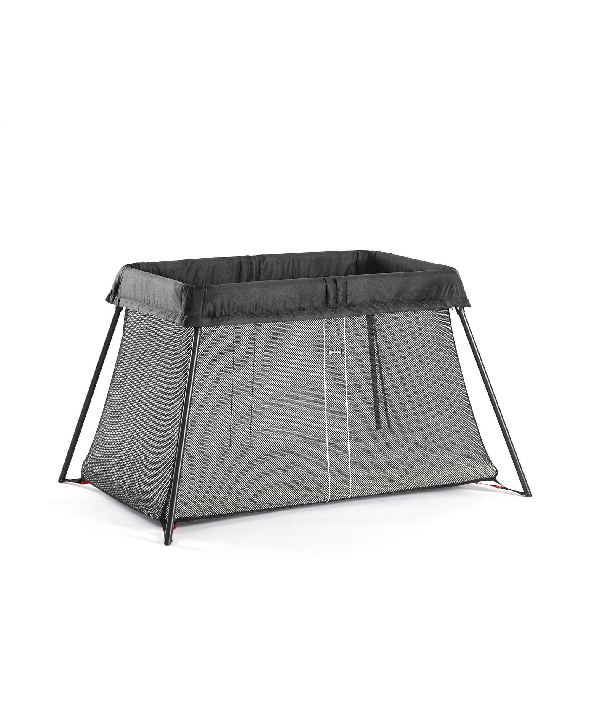 BabyBjörn Travel Cot Light Bundle with Fitted Sheet - Black - Image 12