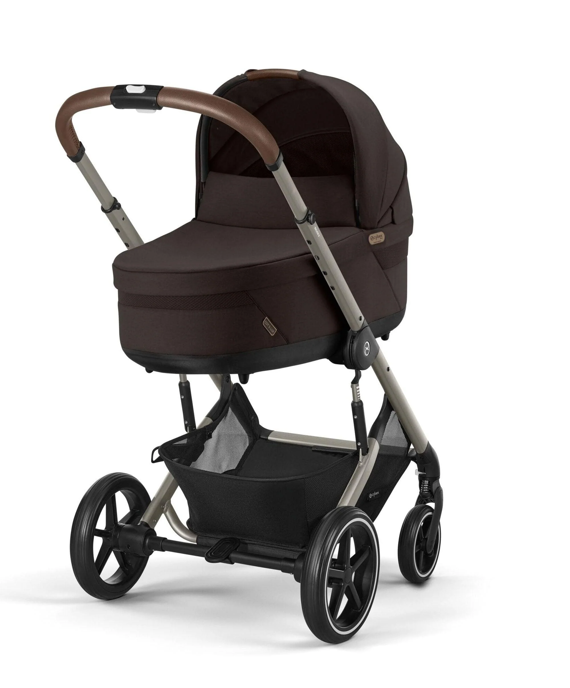 Cybex Balios S Lux Pushchair Bundle With Cybex Cloud T i-Size + Baby Car Seat & Base (7 Pieces) - Chocolate Brown - Image 10