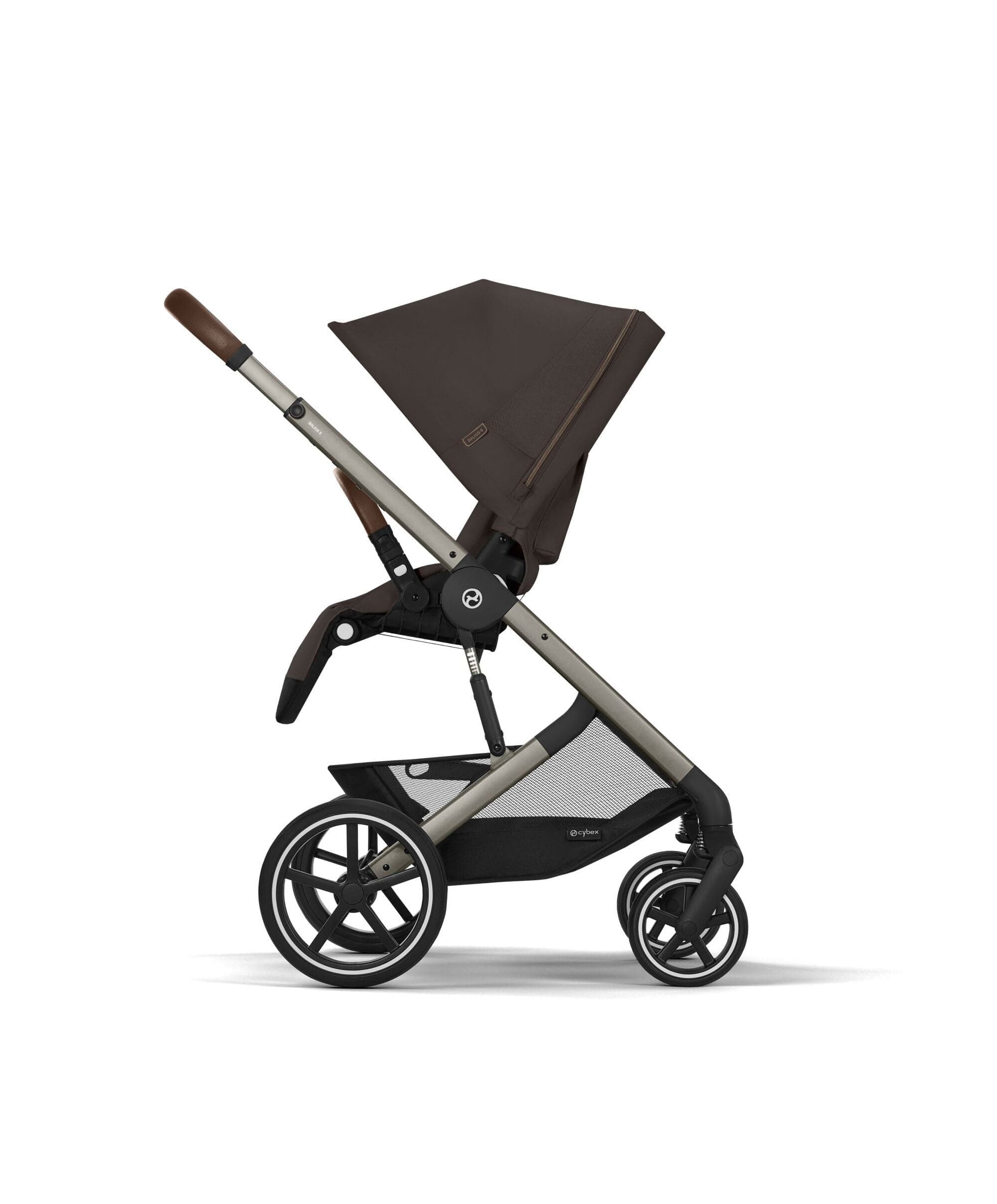 Cybex Balios S Lux Pushchair Bundle With Cybex Cloud T i-Size + Baby Car Seat & Base (7 Pieces) - Chocolate Brown - Image 5