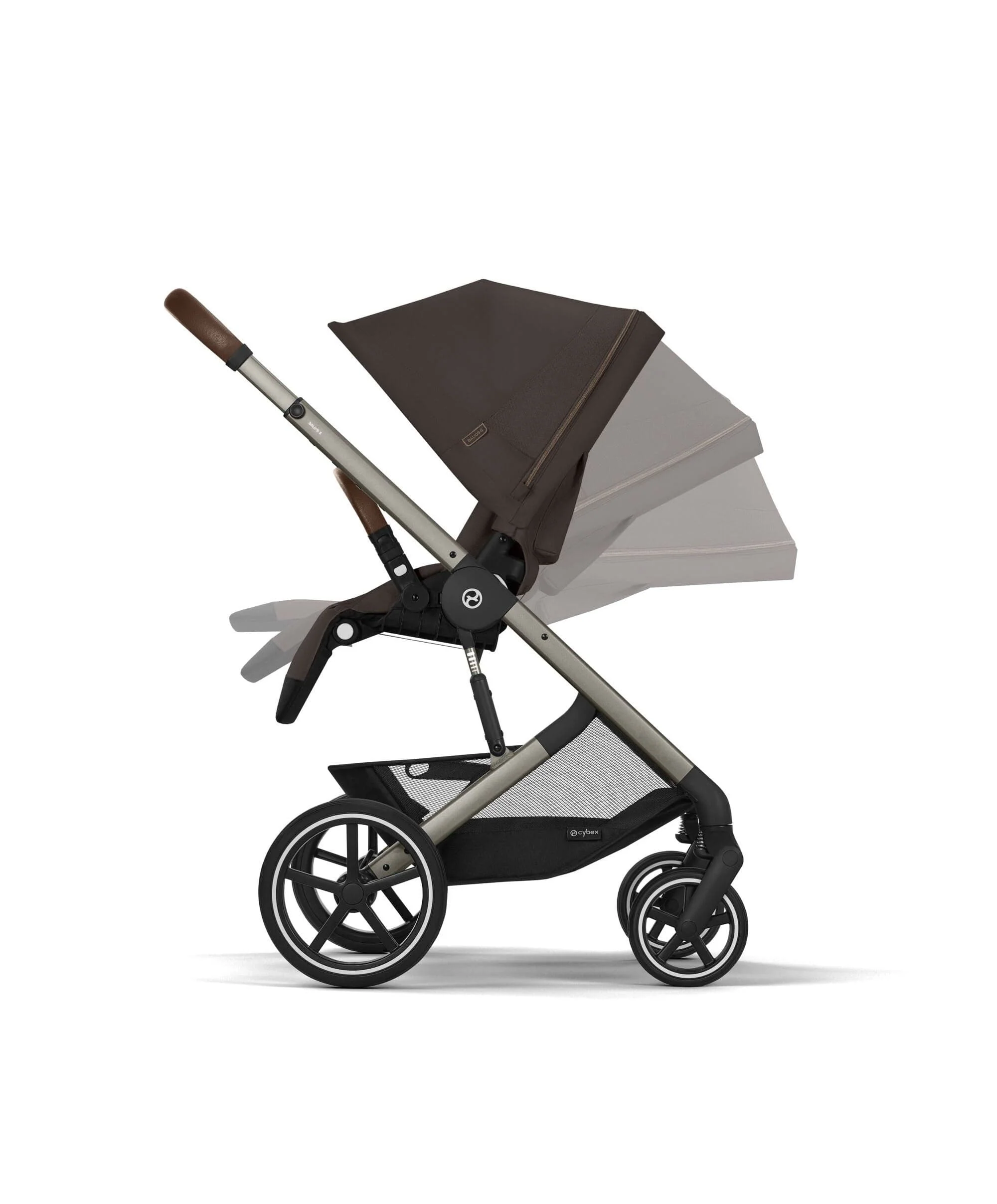Cybex Balios S Lux Pushchair – Chocolate Brown - Image 4