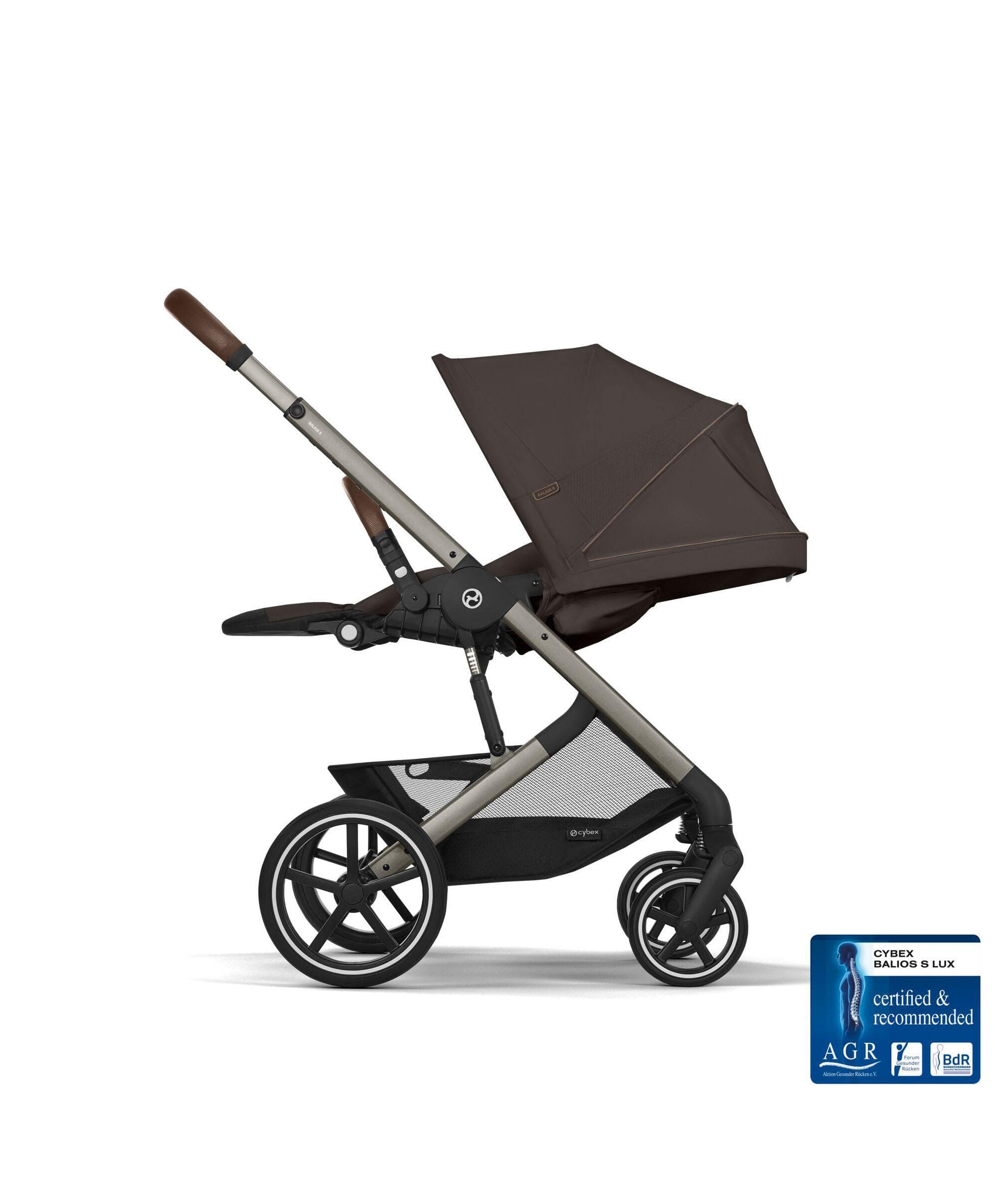 Cybex Balios S Lux Pushchair Bundle (5 Pieces) - Chocolate Brown - Image 6