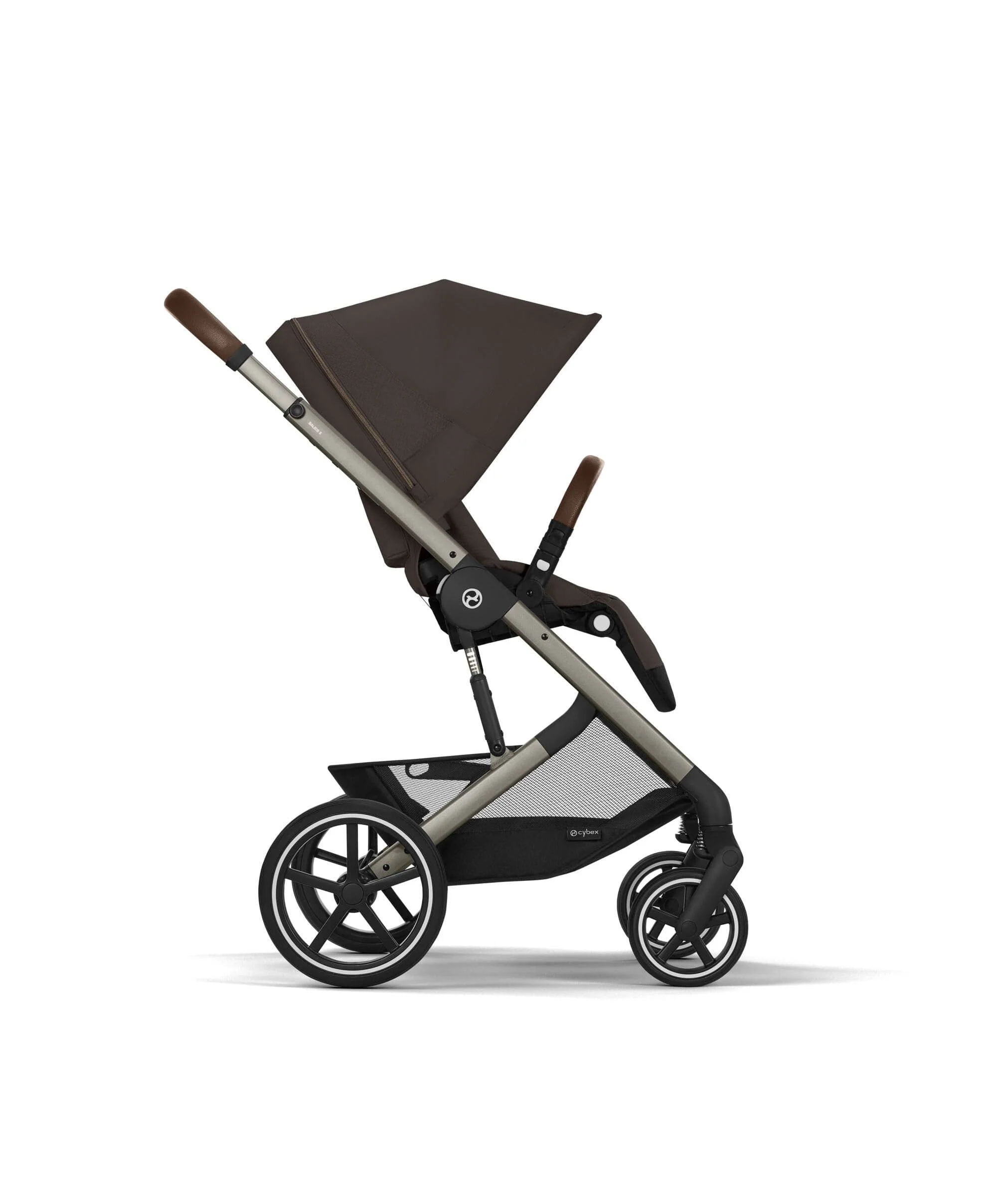 Cybex Balios S Lux Pushchair Bundle With Cybex Aton B2 i-Size Baby Car Seat & Base (7 Pieces) - Chocolate Brown - Image 4