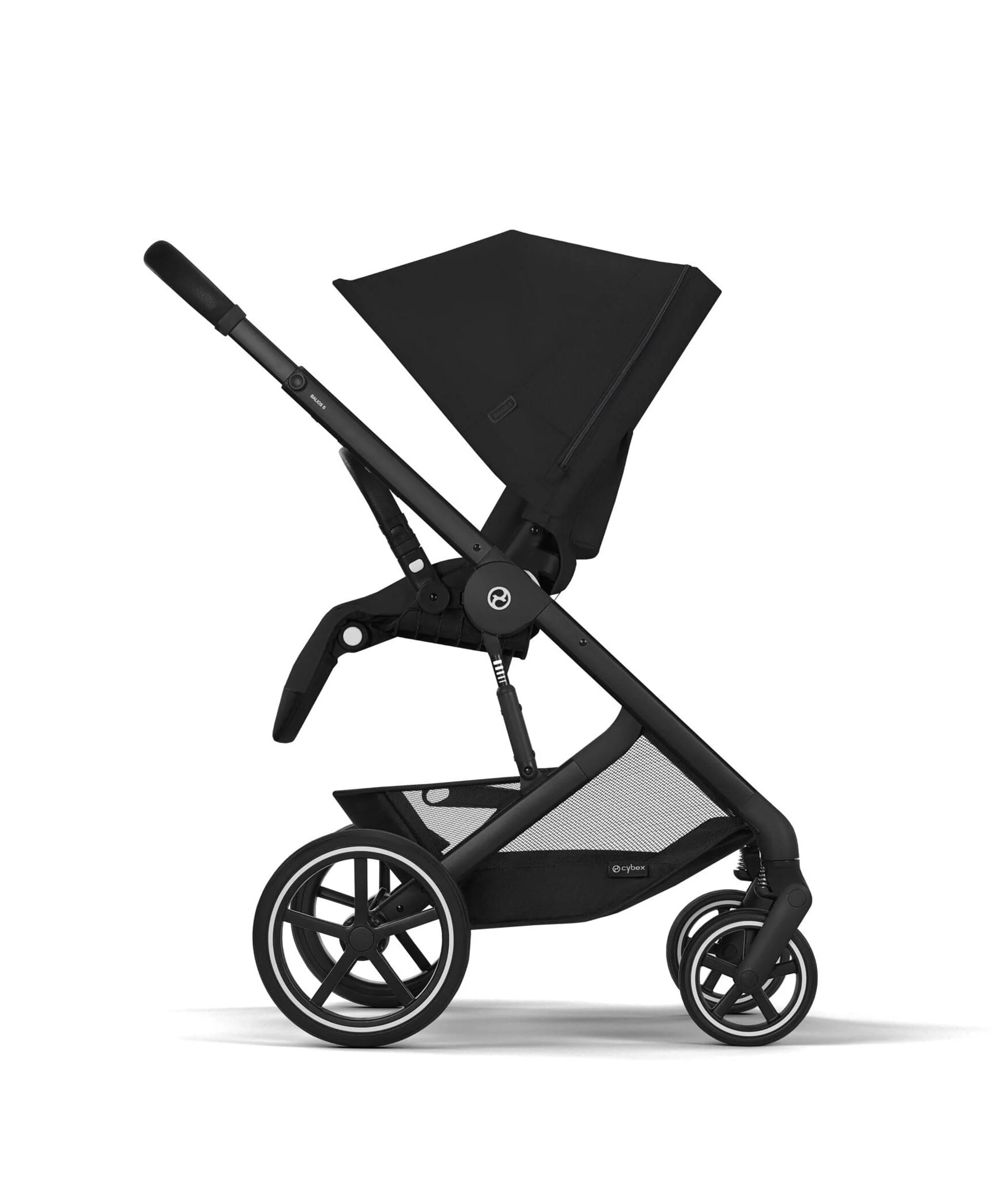 Cybex Balios S Lux Pushchair Bundle With Cybex Cloud T i-Size + Baby Car Seat & Base - Moon Black - Image 4