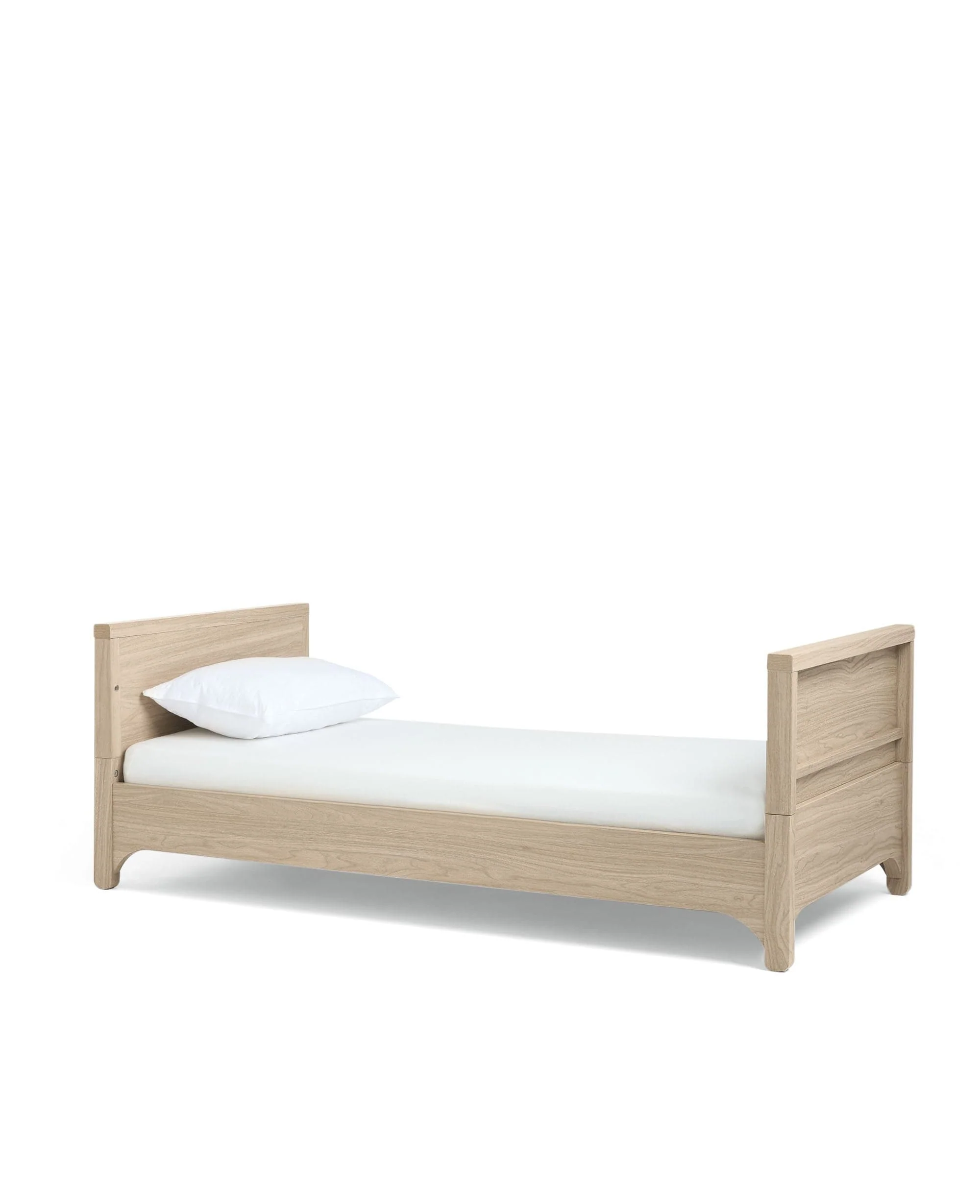 Barton Cotbed With Luxury Hybrid Twin Cotbed Mattress Bundle - Oak - Image 5