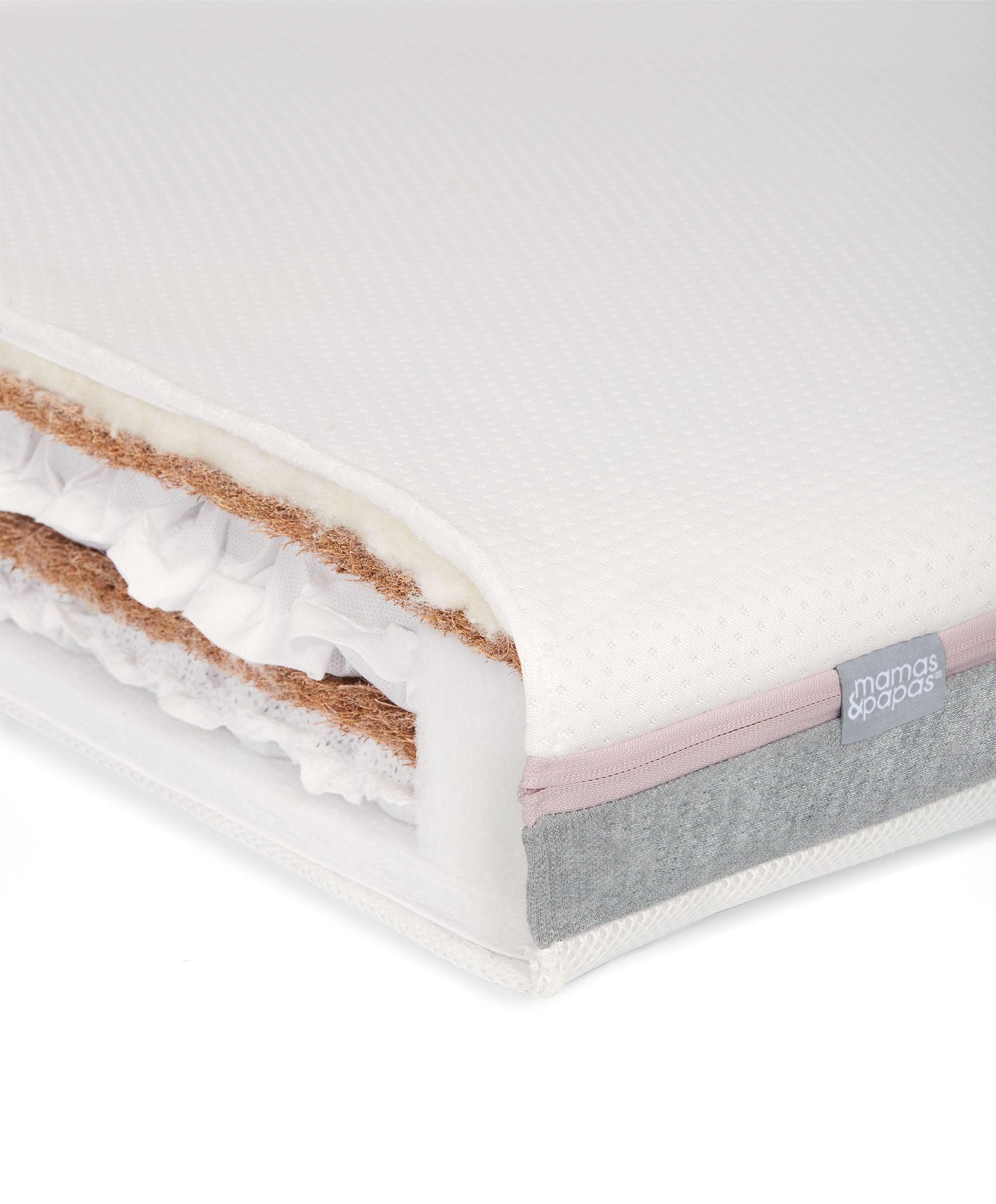 Barton Cotbed With Luxury Hybrid Twin Cotbed Mattress Bundle - Oak - Image 7