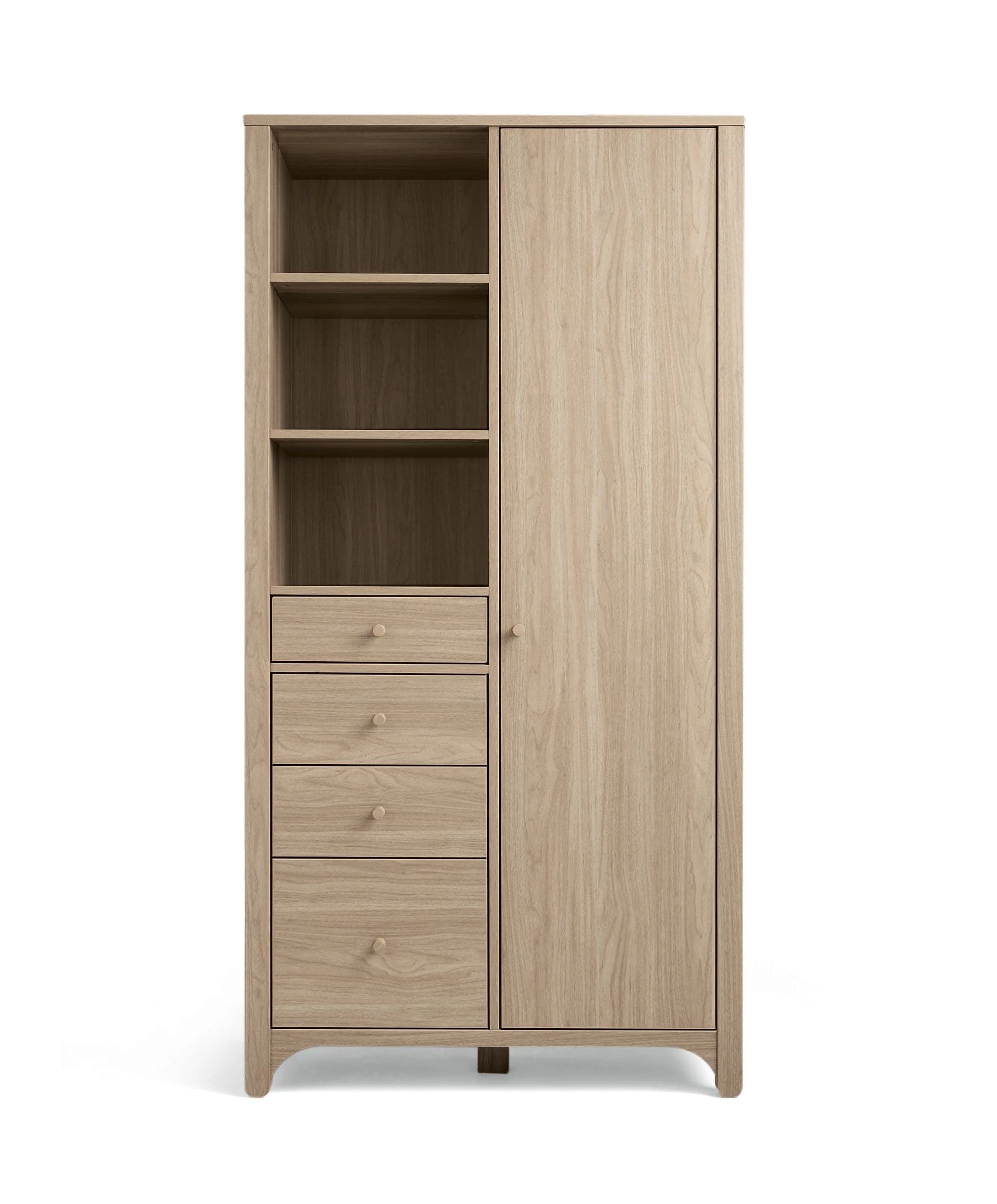 Barton Nursery Bundle With Lua Bedside Crib (6 Piece) - Oak - Image 13